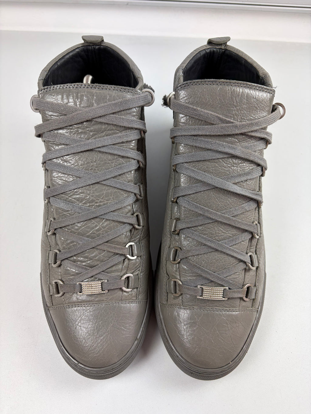 Balenciaga arena high tops - eu 43 / us 10 - grey