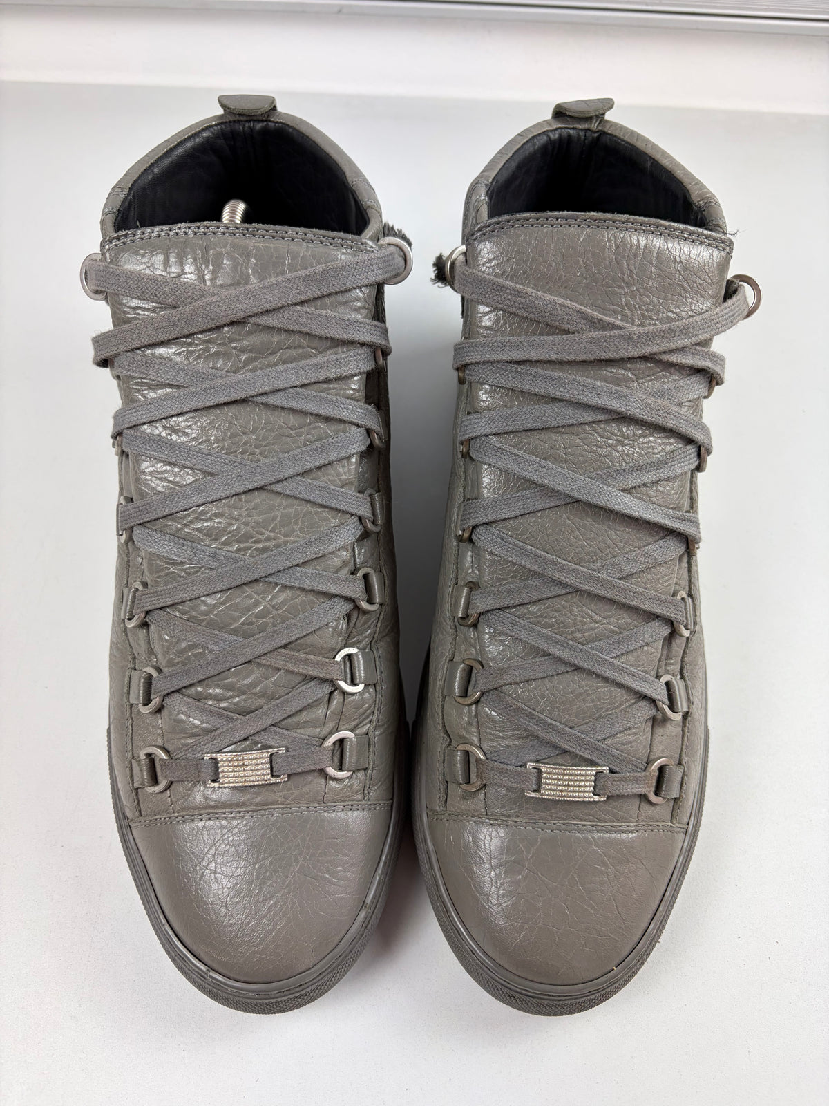 Balenciaga arena high tops - eu 43 / us 10 - grey