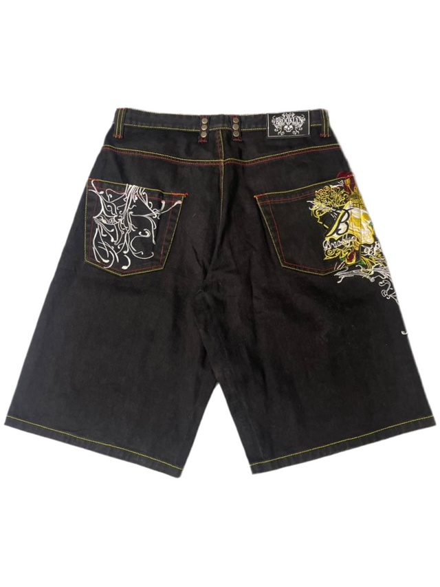 BAGGY EMBROIDERED JORTS (34)