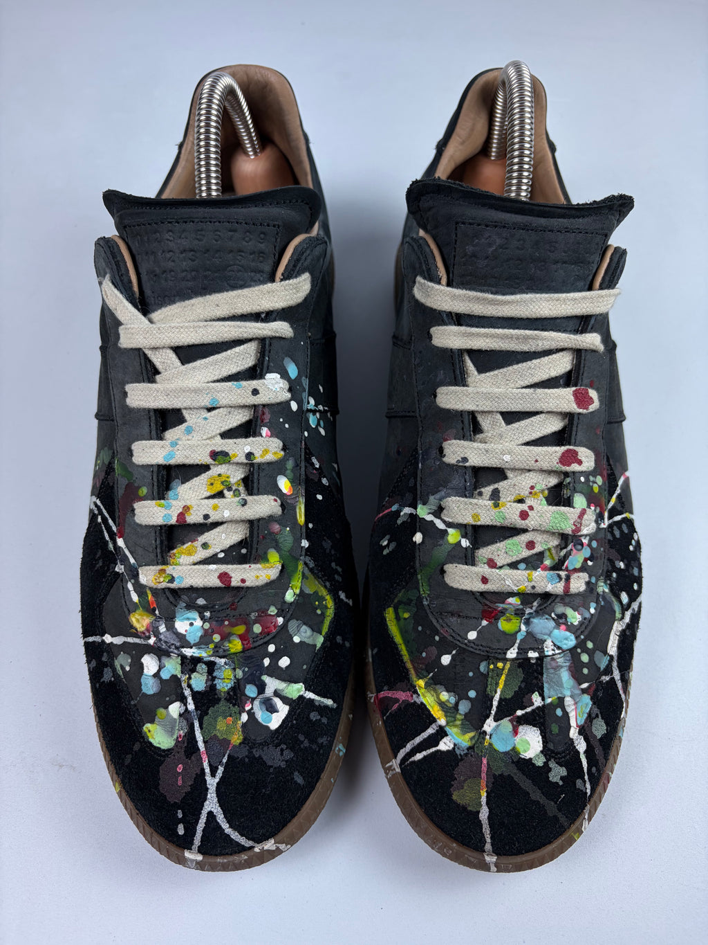Maison Margiela Replica ‘Black Paintsplatter’ - eu 42 / us 9