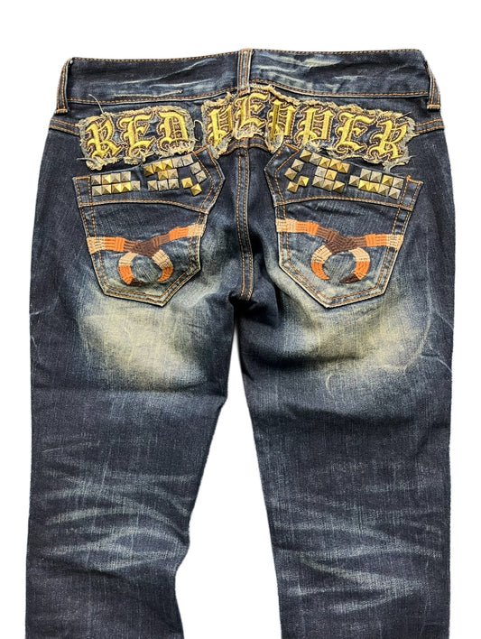RED PEPPER women’s  studded jeans (28)