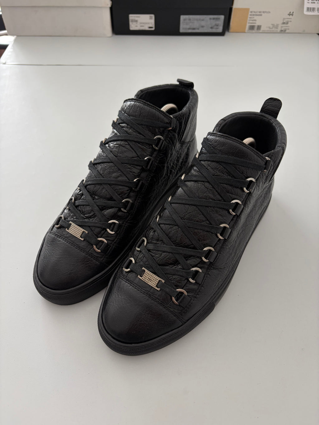Balenciaga arena black high tops - eu 41 - black