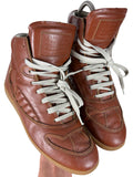 2012 Maison Margiela leather high top GAT sneakers - eu 41 - brown