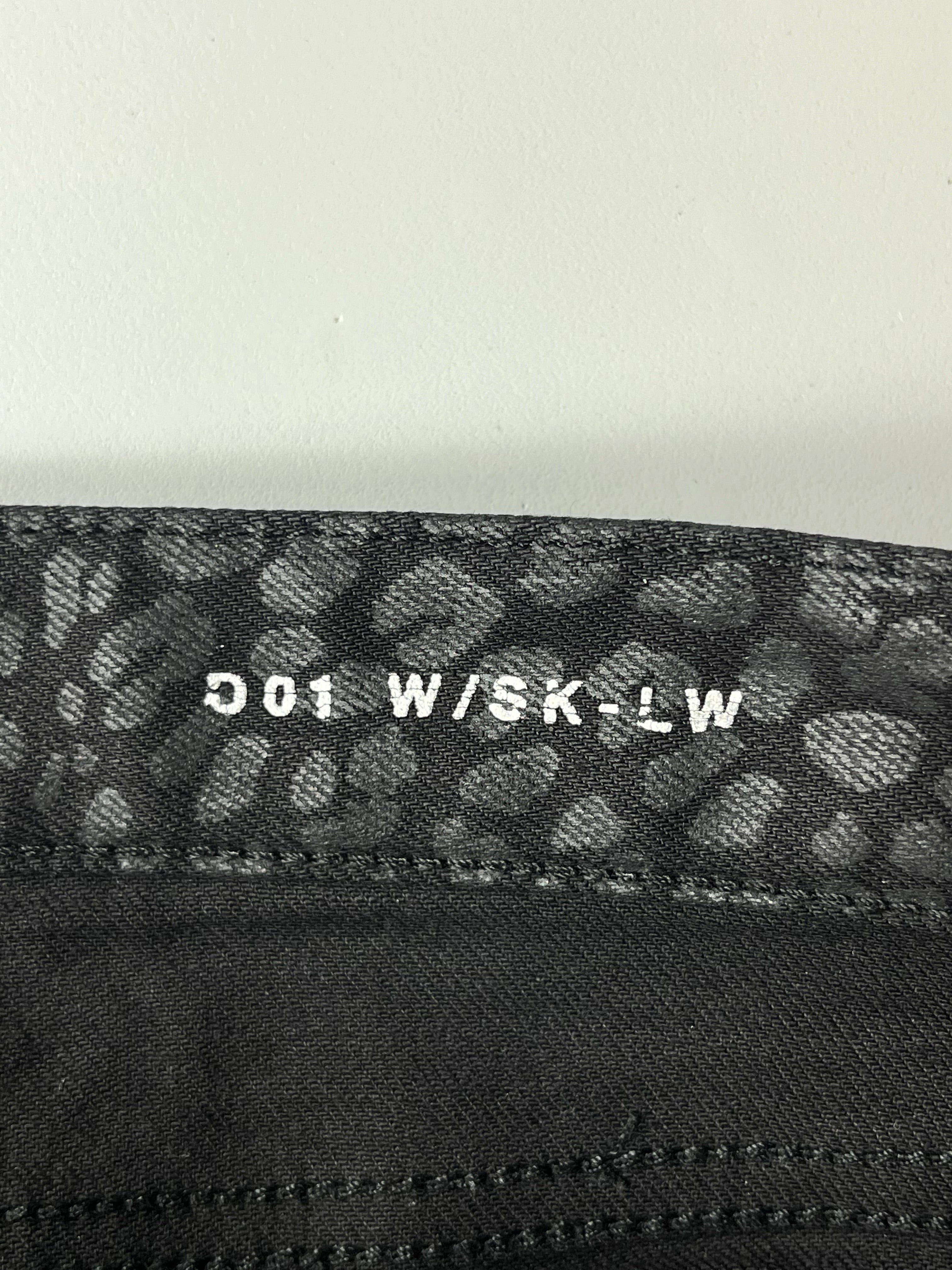 2014 Saint Laurent leopard print jeans (W25)