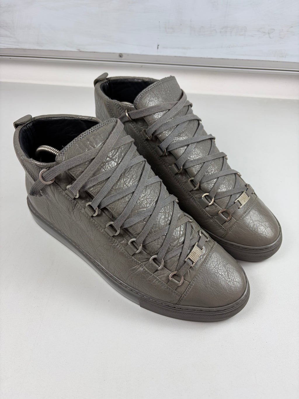 Balenciaga arena high tops - eu 43 / us 10 - grey