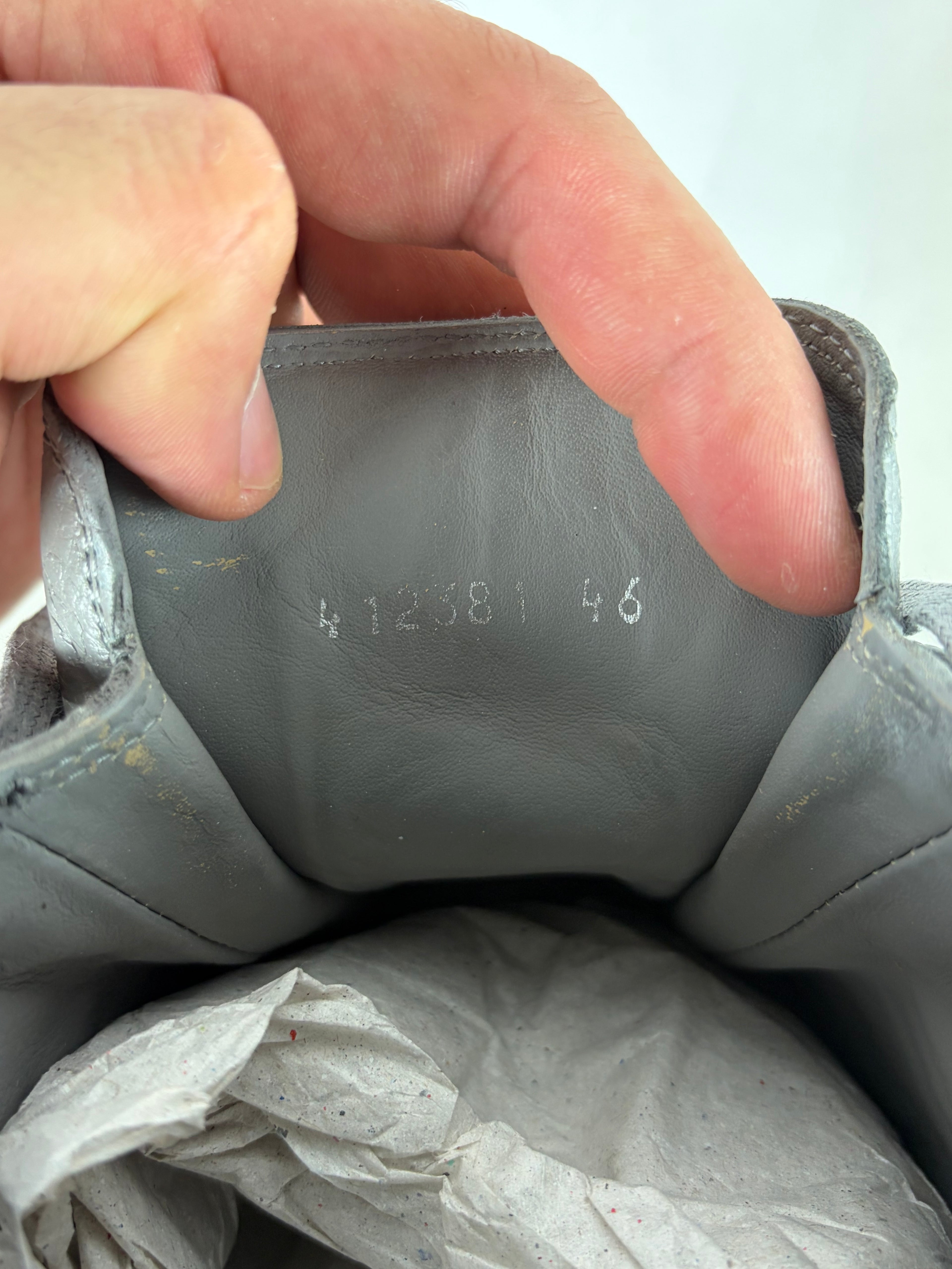 Balenciaga arena high tops - eu 46 / us 13 - grey