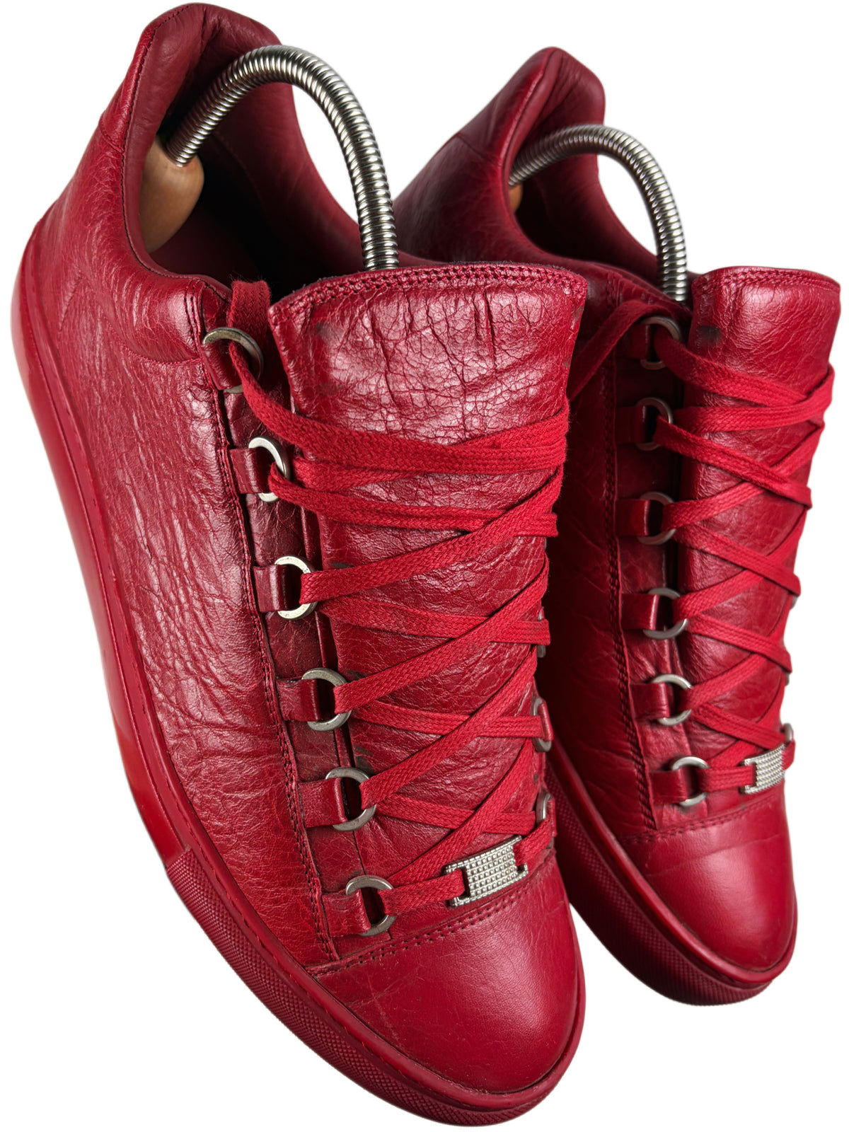 Balenciaga arena low - eu 42 / us 9 / uk 8 - red