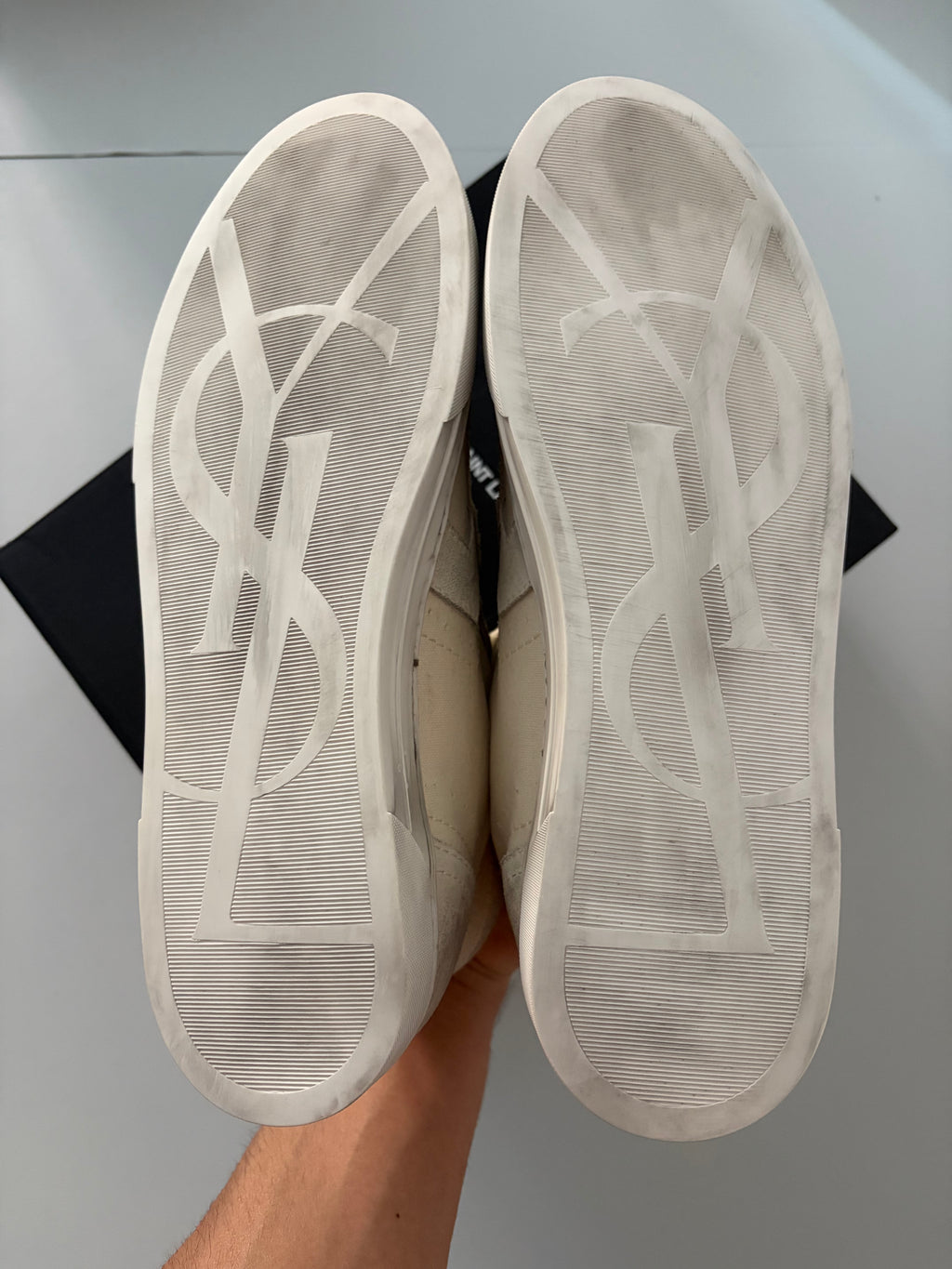 Saint Laurent ‘Smoking Forever’ high top sneakers - Eu 44 1/2