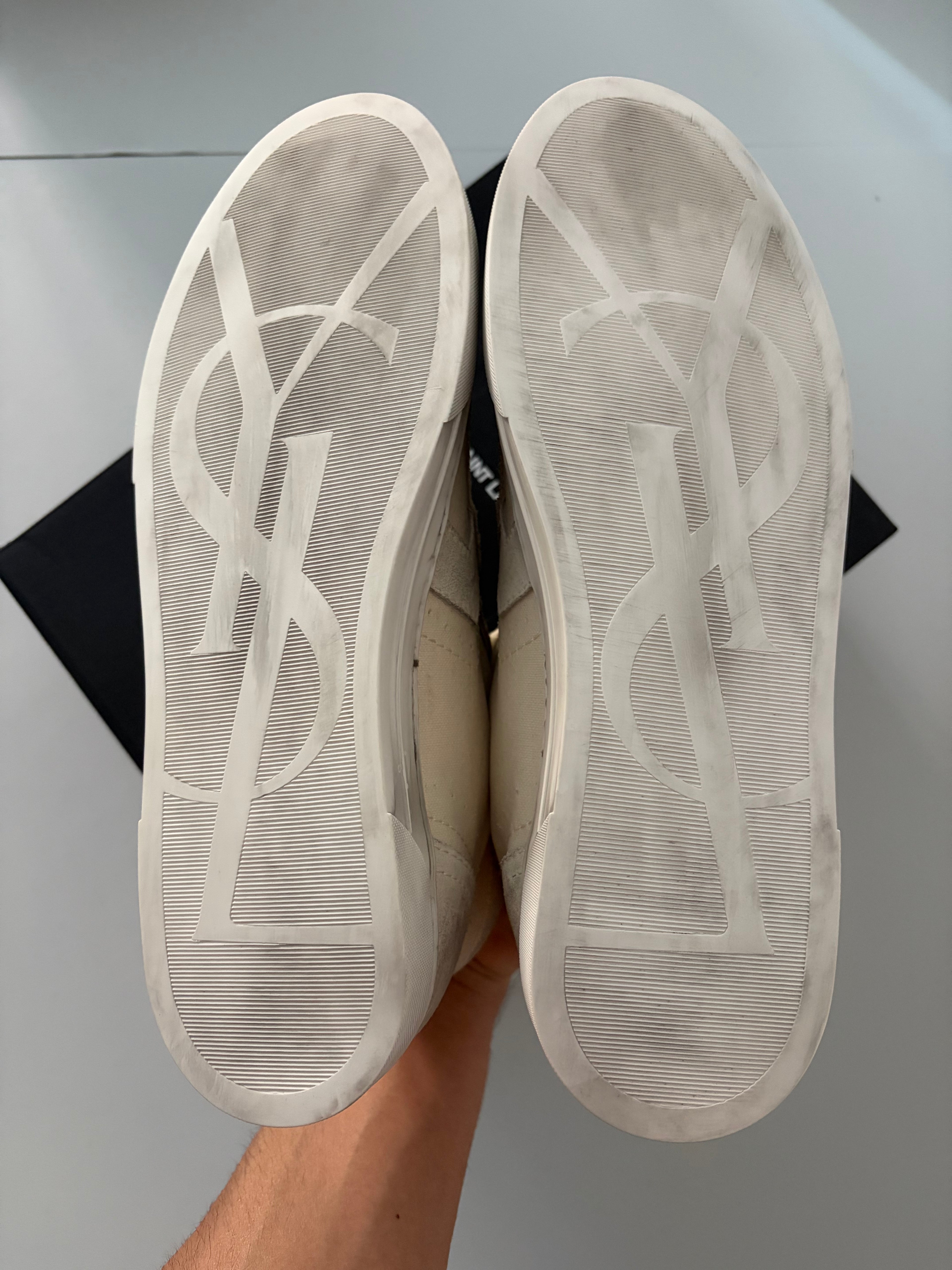 Saint Laurent ‘Smoking Forever’ high top sneakers - Eu 44 1/2