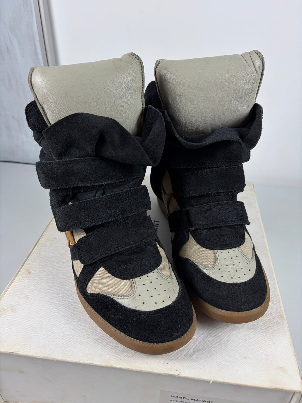 ISABEL MARANT Bekett ‘Star’ wedge sneakers - eu 40
