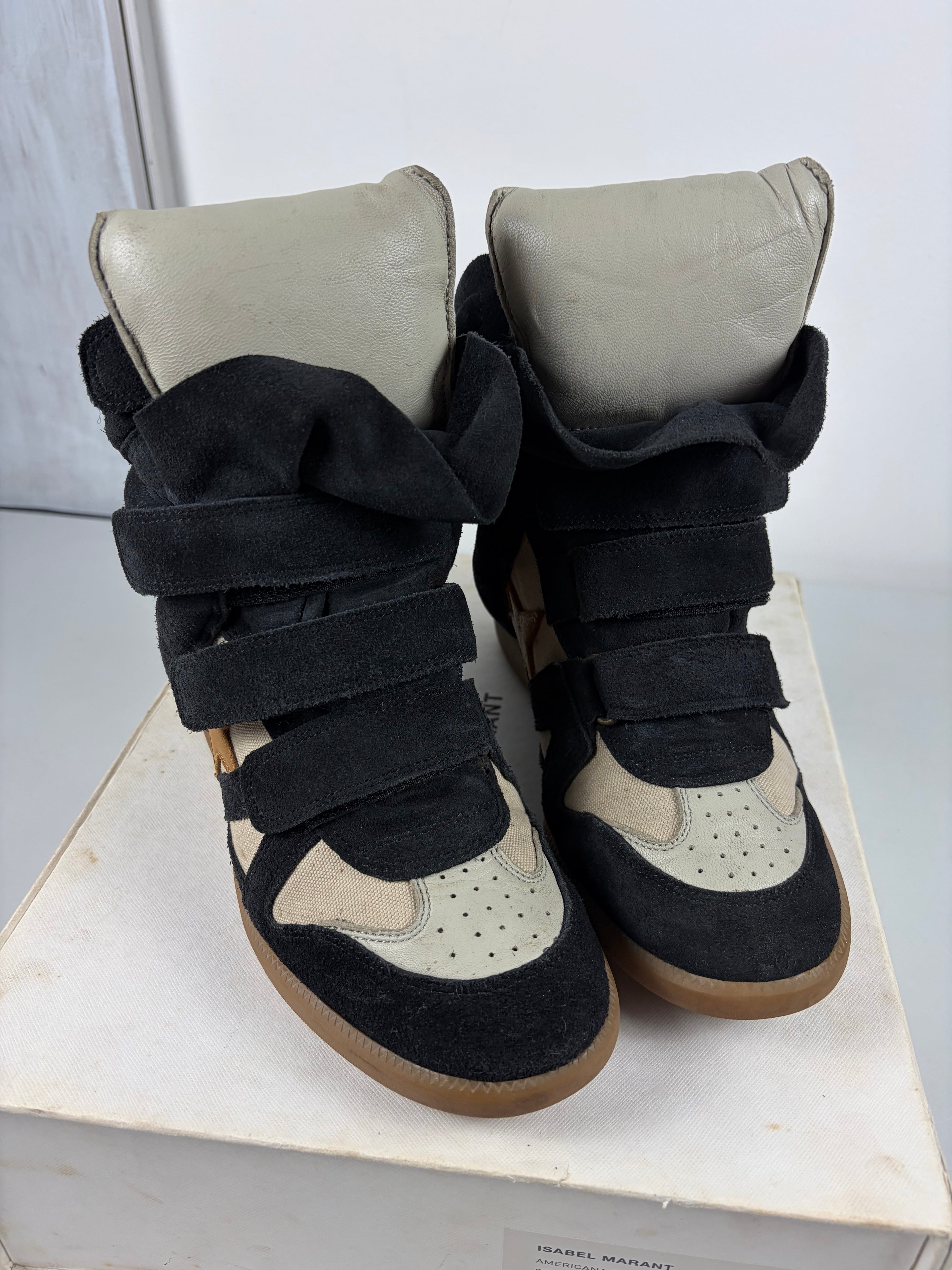 ISABEL MARANT Bekett ‘Star’ wedge sneakers - eu 40