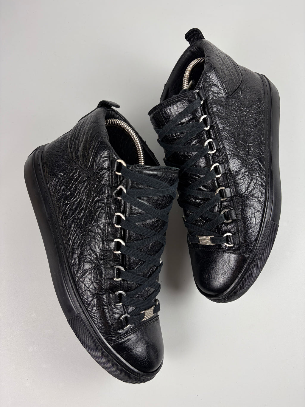 Balenciaga arena high tops - eu 41 / us 8 - black