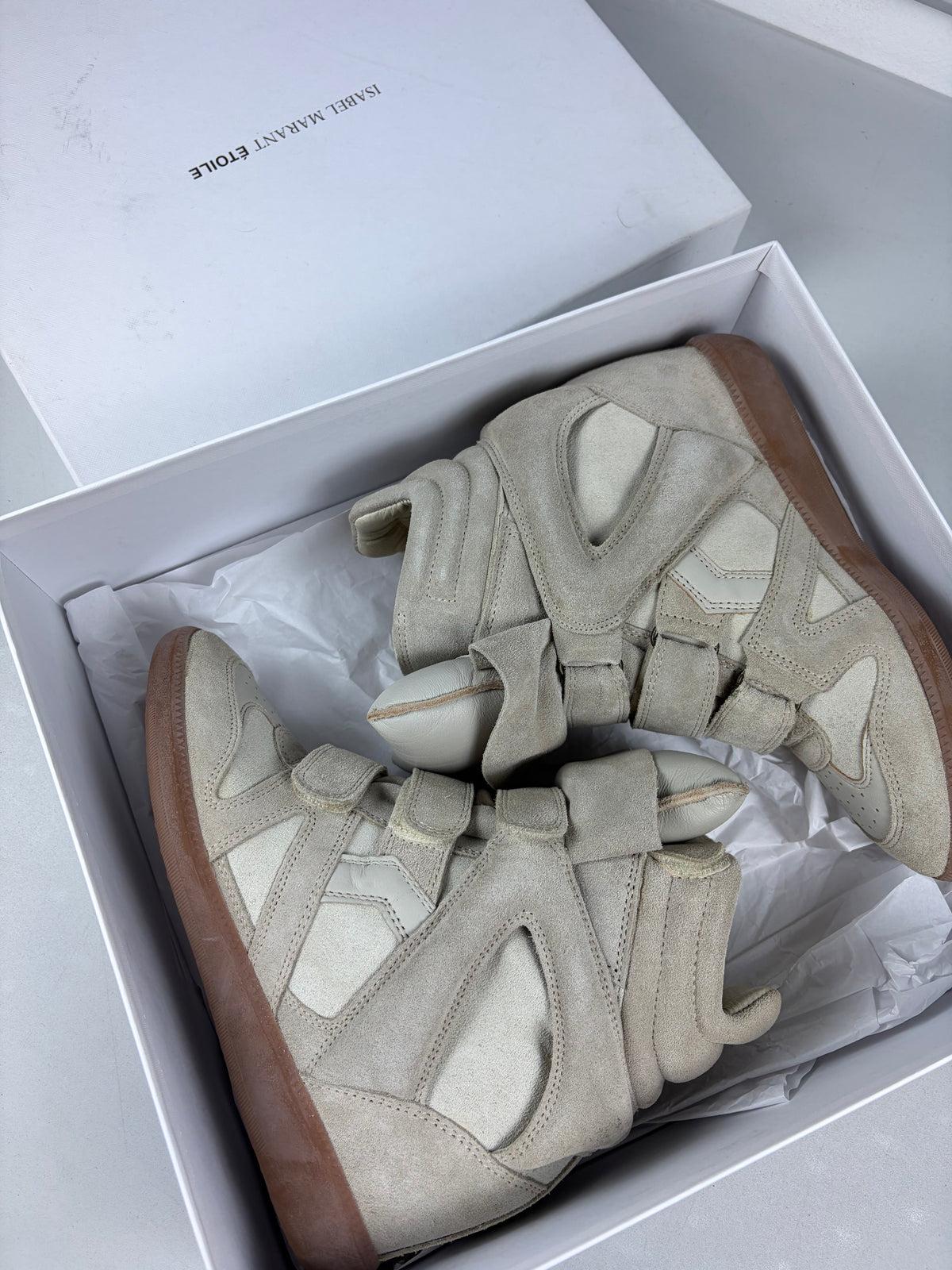 Isabel Marant Bekett wedge sneakers -  size - eu 37 / us 7 / uk 4