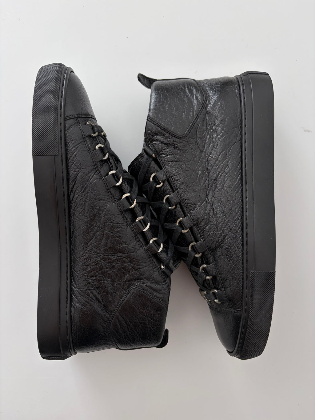 Balenciaga arena black high tops - eu 41 - black