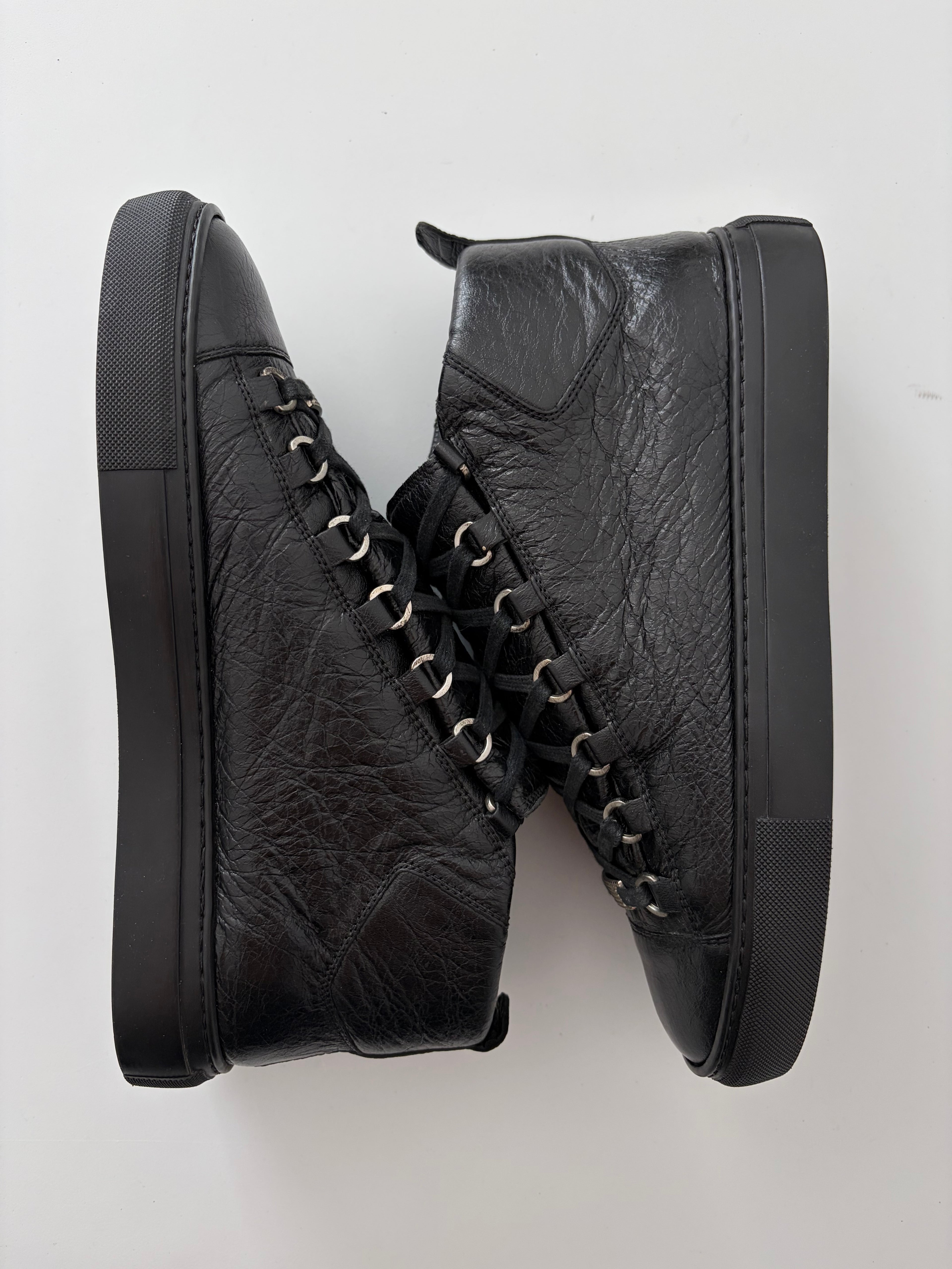 Balenciaga arena black high tops - eu 41 - black