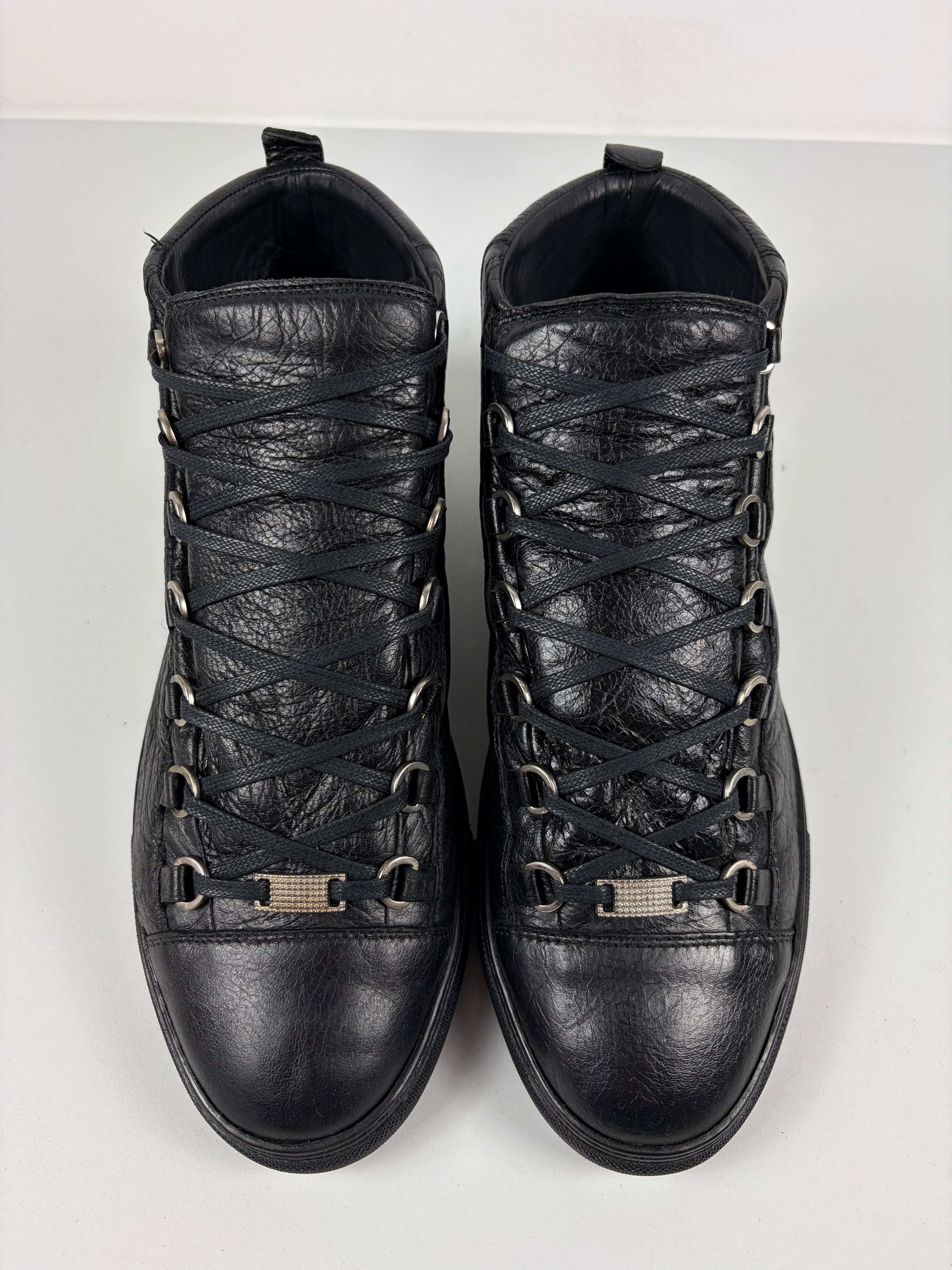 Balenciaga arena high tops - eu43/us10 - black