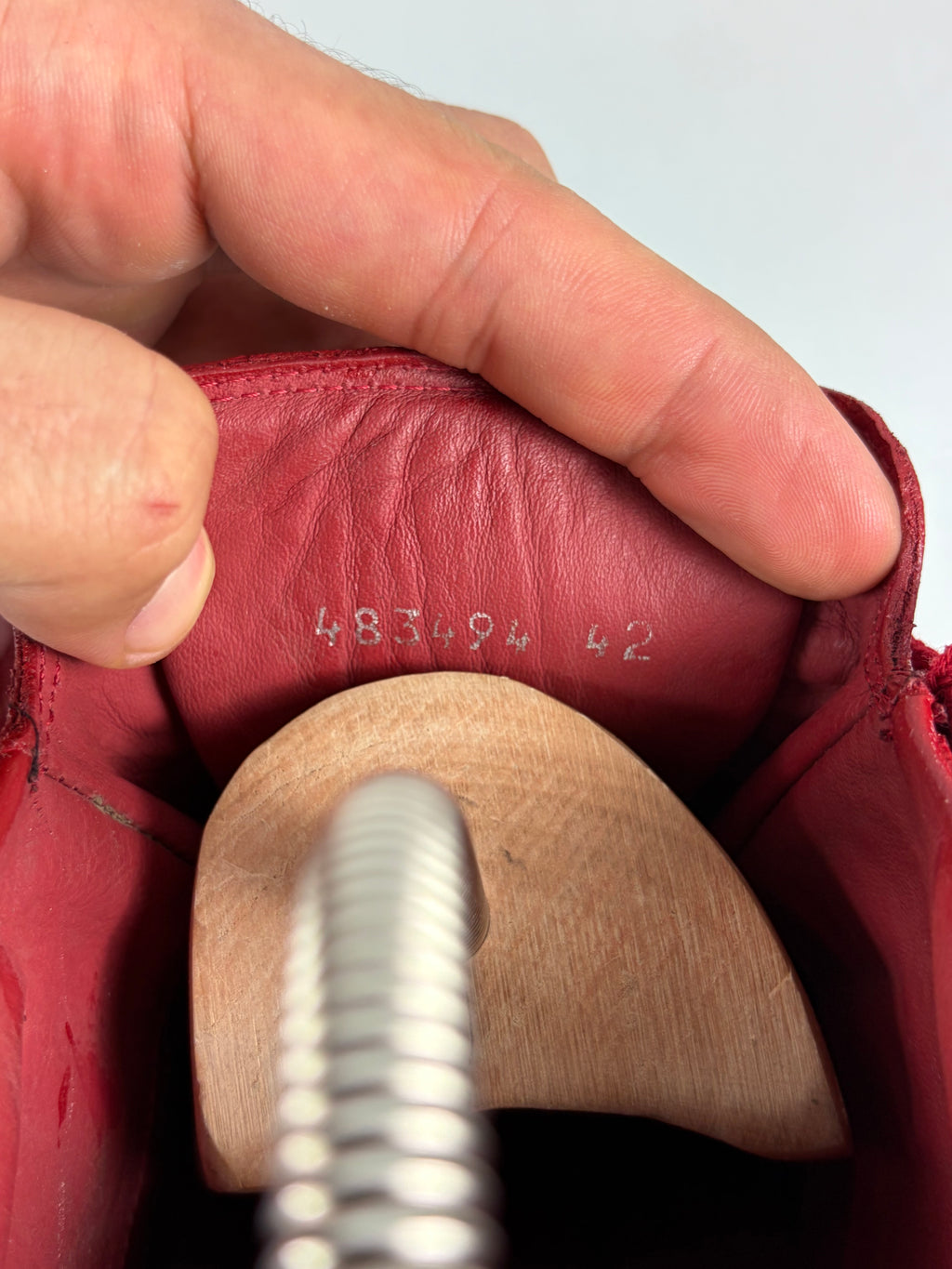 Balenciaga arena low - eu 42 / us 9 / uk 8 - red