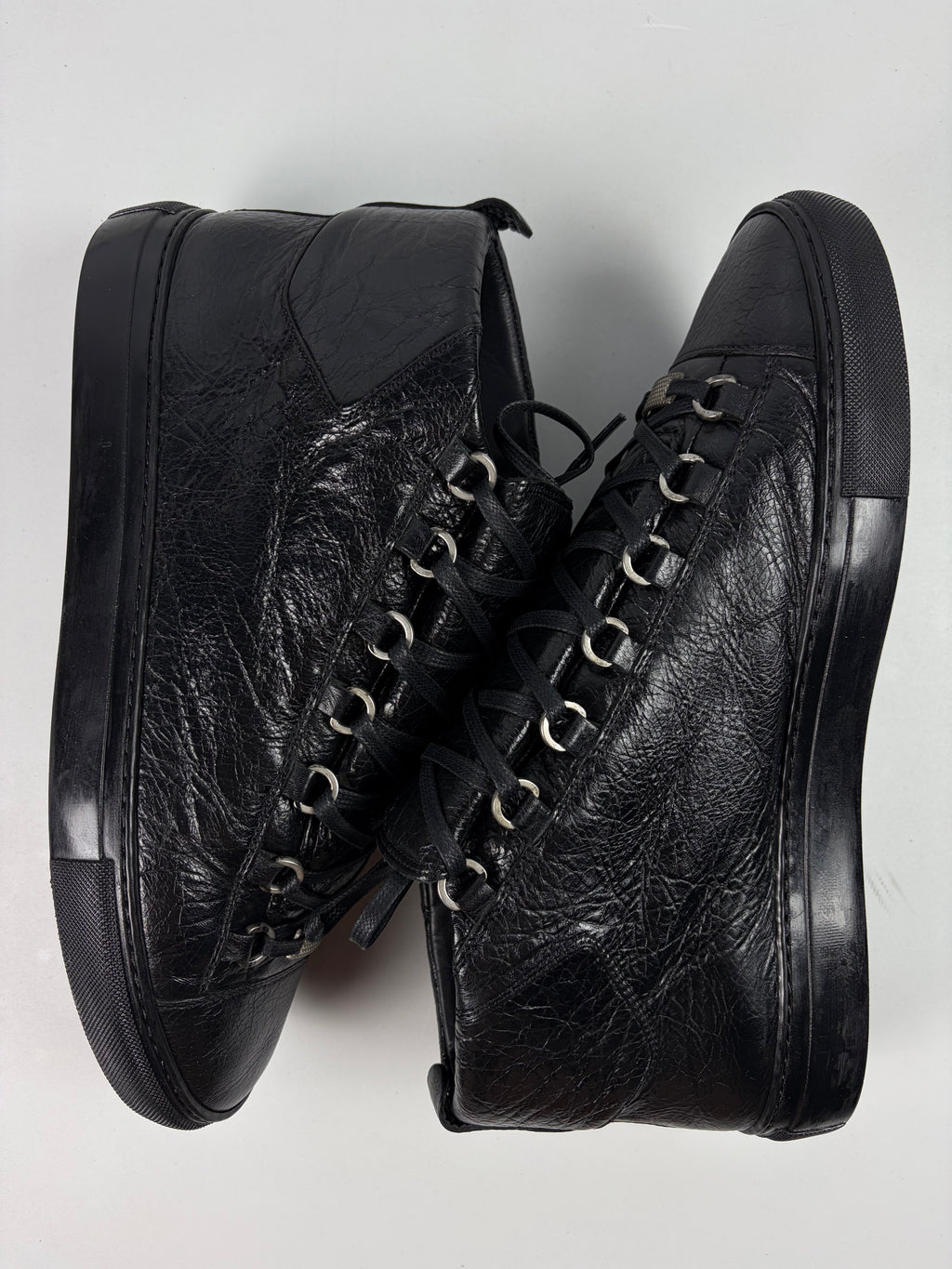 Balenciaga arena high tops - eu 43 / us 10 / uk 9 - black
