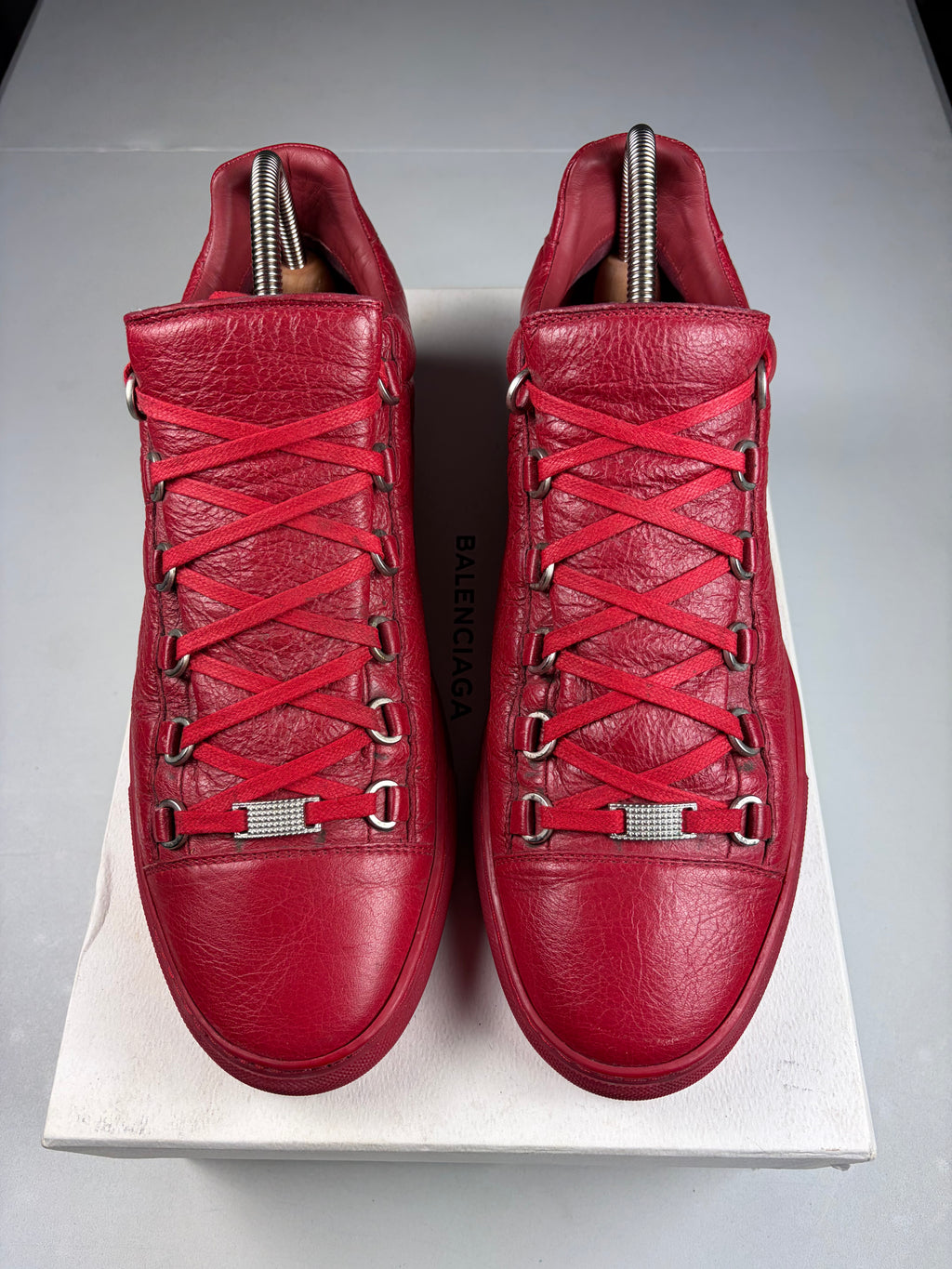 Balenciaga arena low - eu 44 / us 11 / uk 10 - red