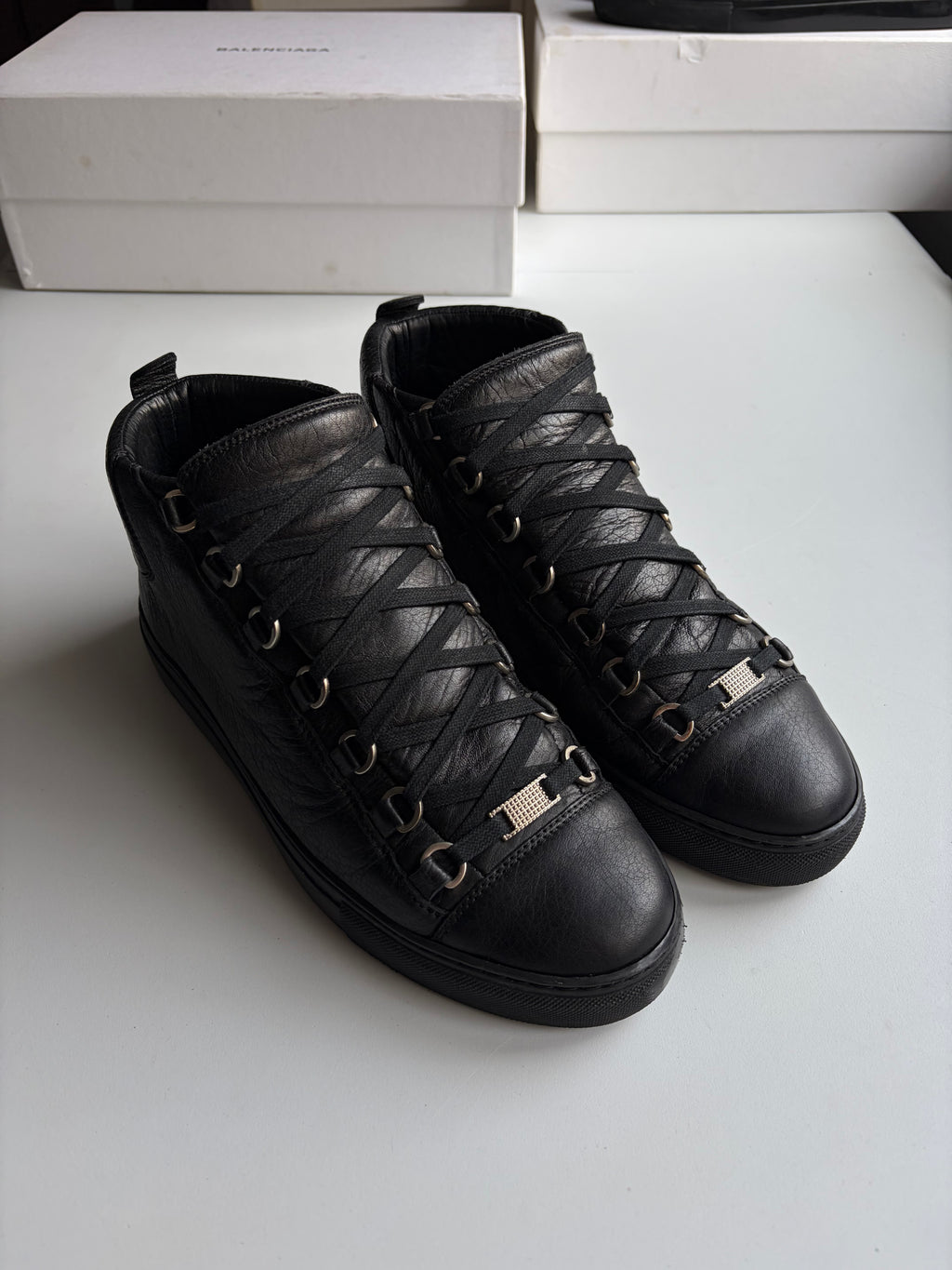 Balenciaga arena high tops - eu 40 - black