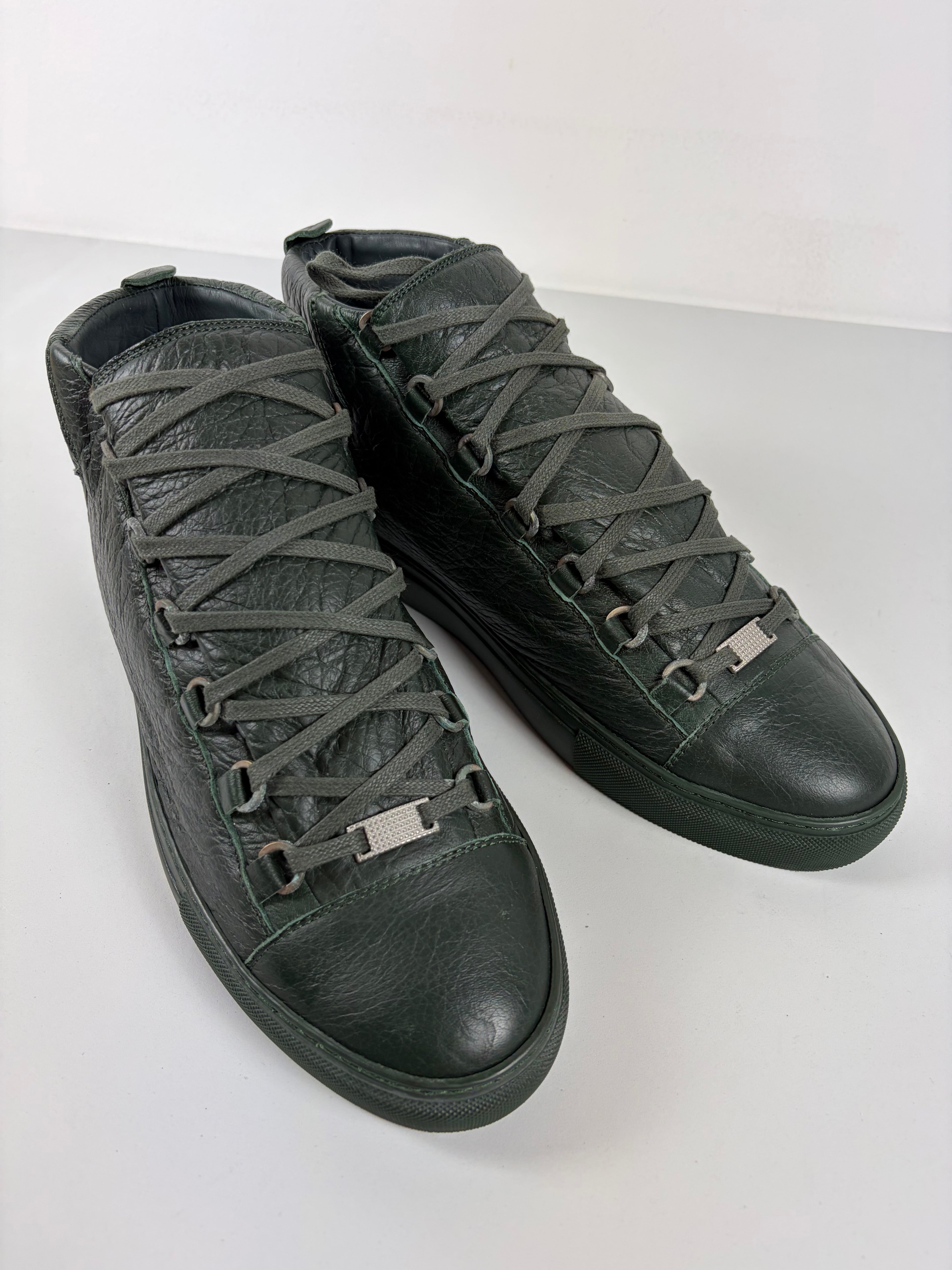 Balenciaga arena high tops - eu 44 - green