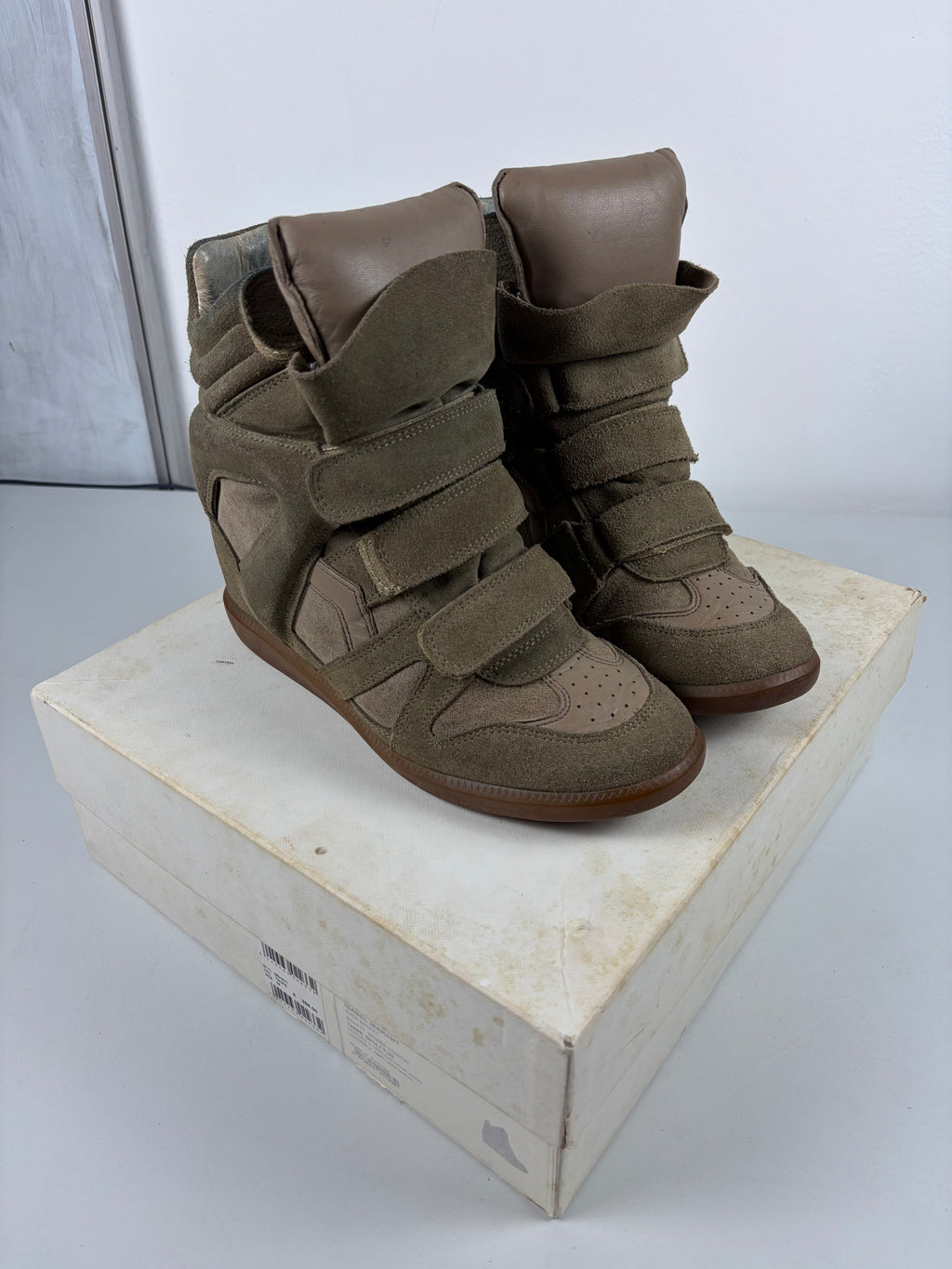 ISABEL MARANT Bekett wedge sneakers - eu 39