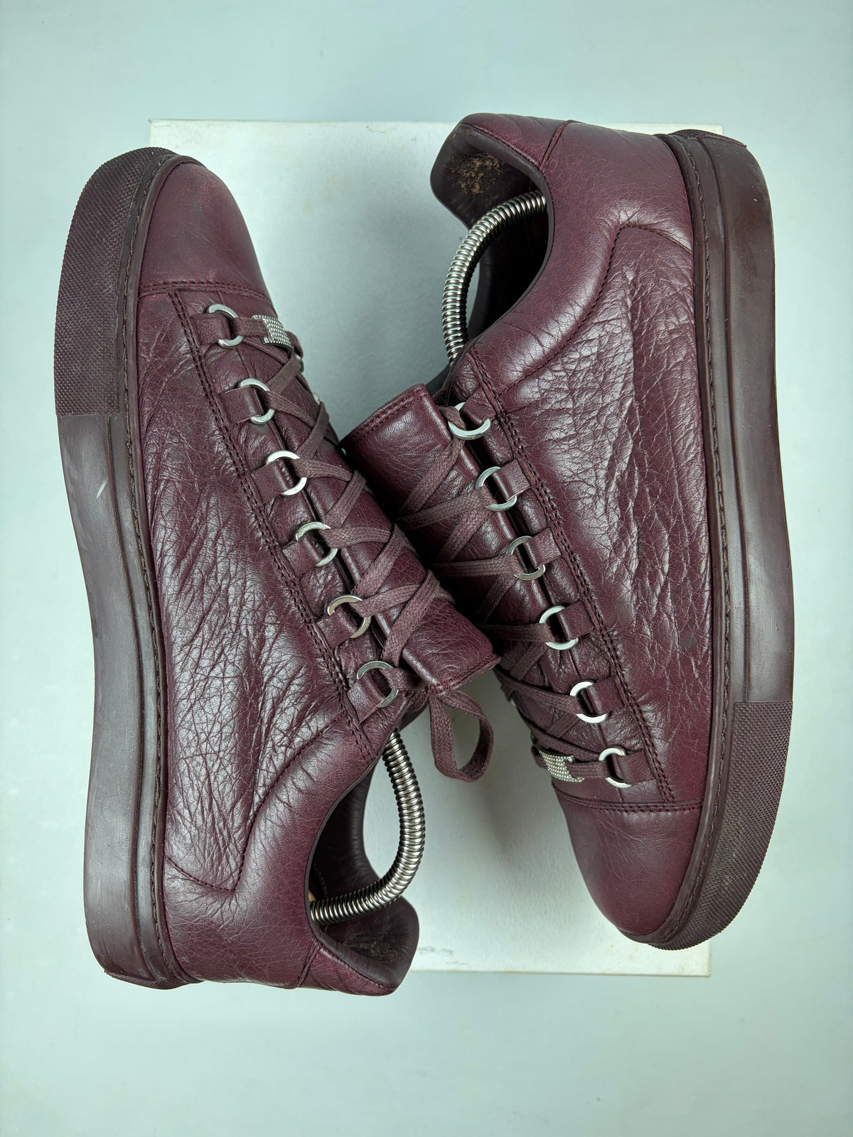 Balenciaga arena low - eu 42 / us 9 / uk 8 - burgundy