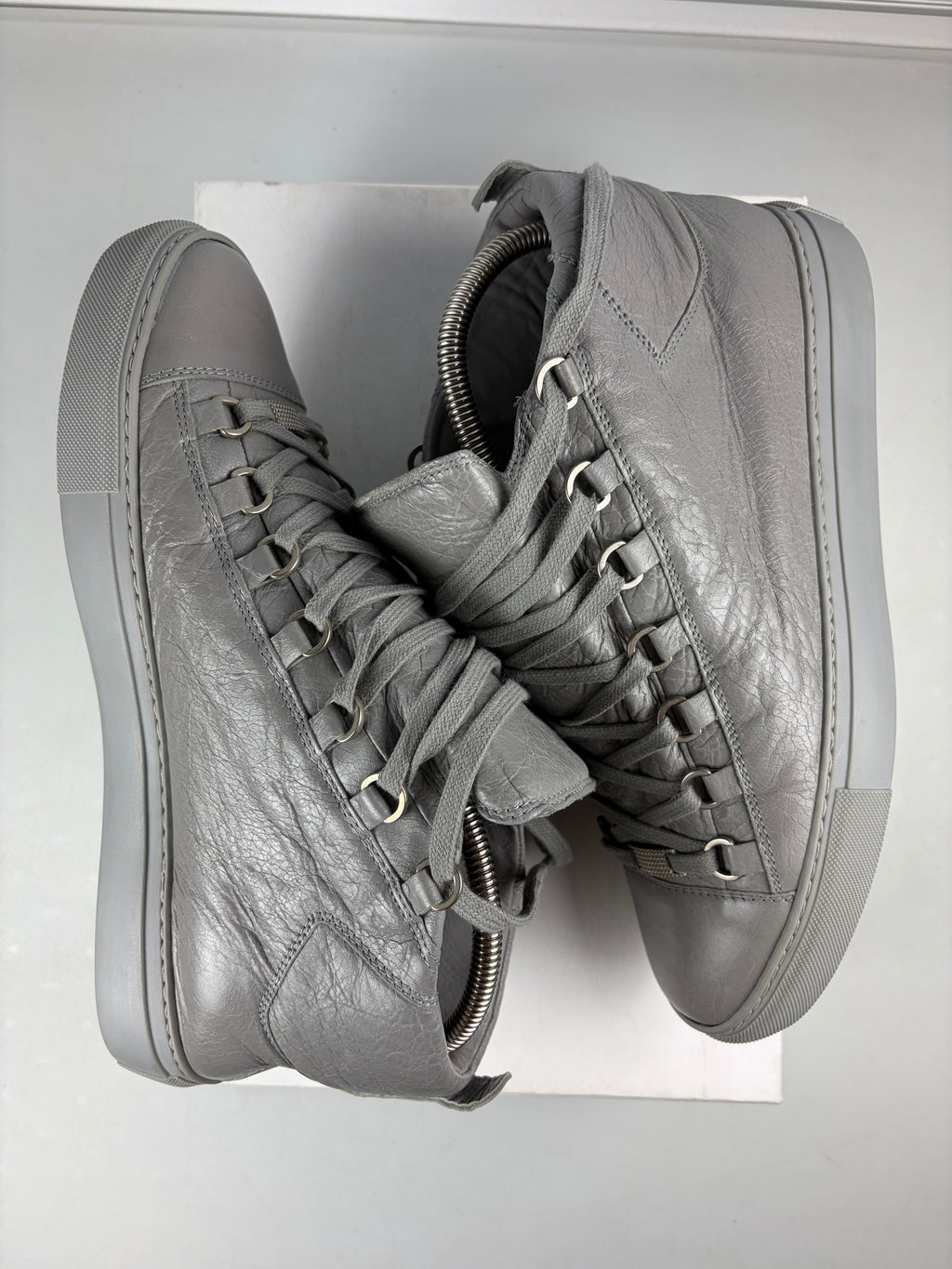 Balenciaga arena high tops - eu 41 / us 8 / uk 7 - grey