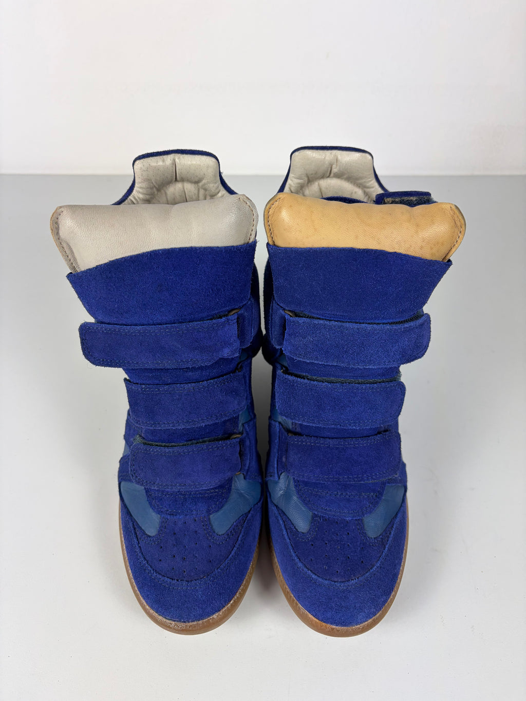 Isabel Marant Bekett wedge sneakers - eu 39 - blue