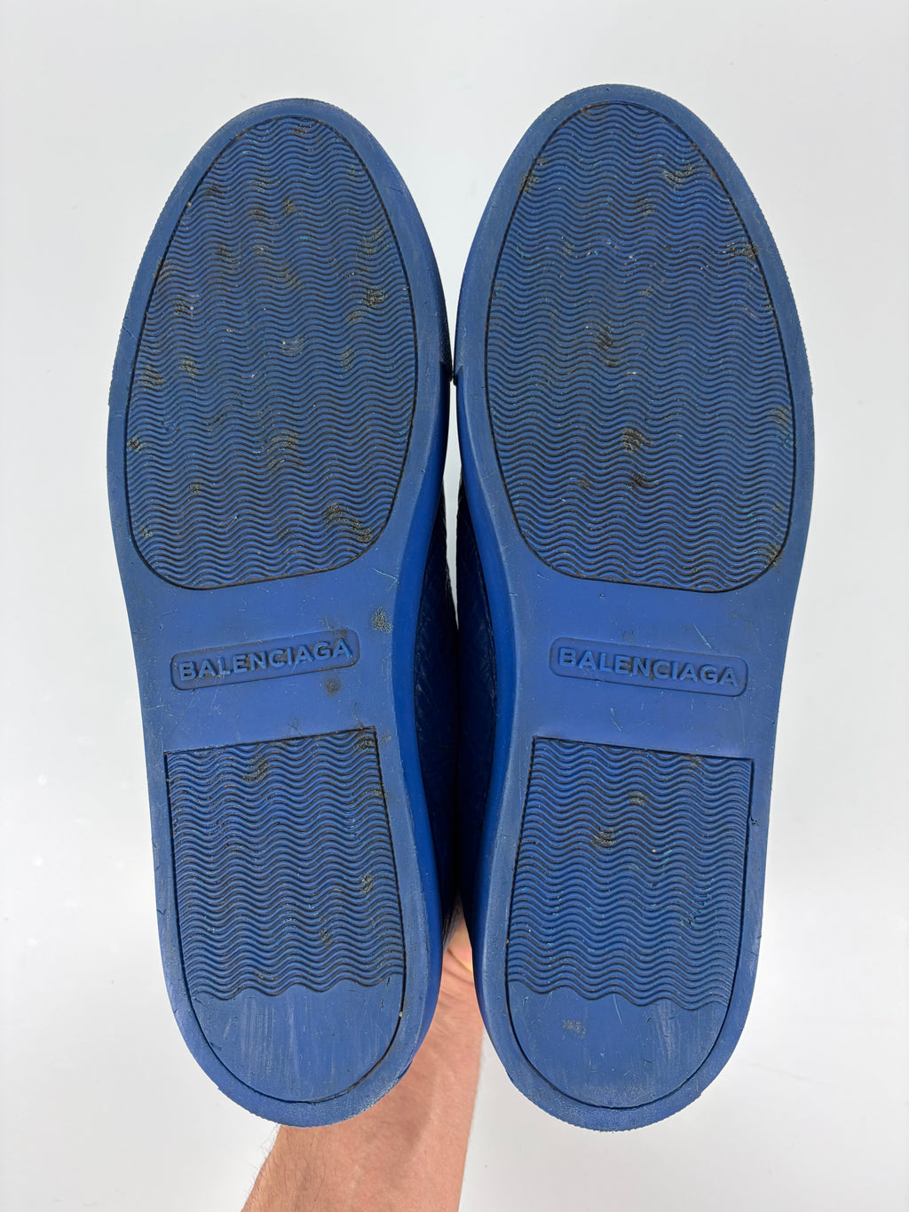 Balenciaga arena high tops - eu43/us10 - blue
