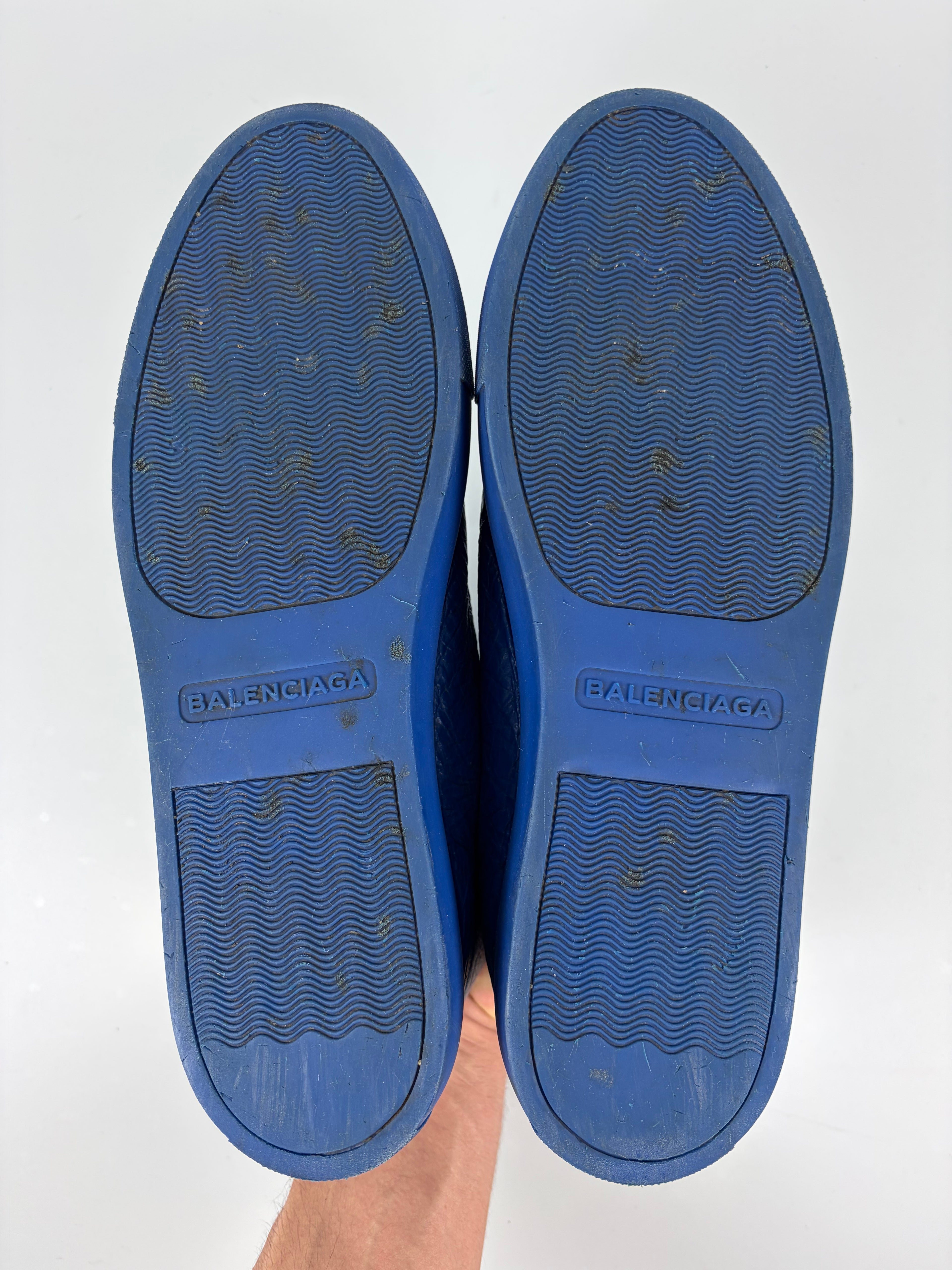 Balenciaga arena high tops - eu43/us10 - blue