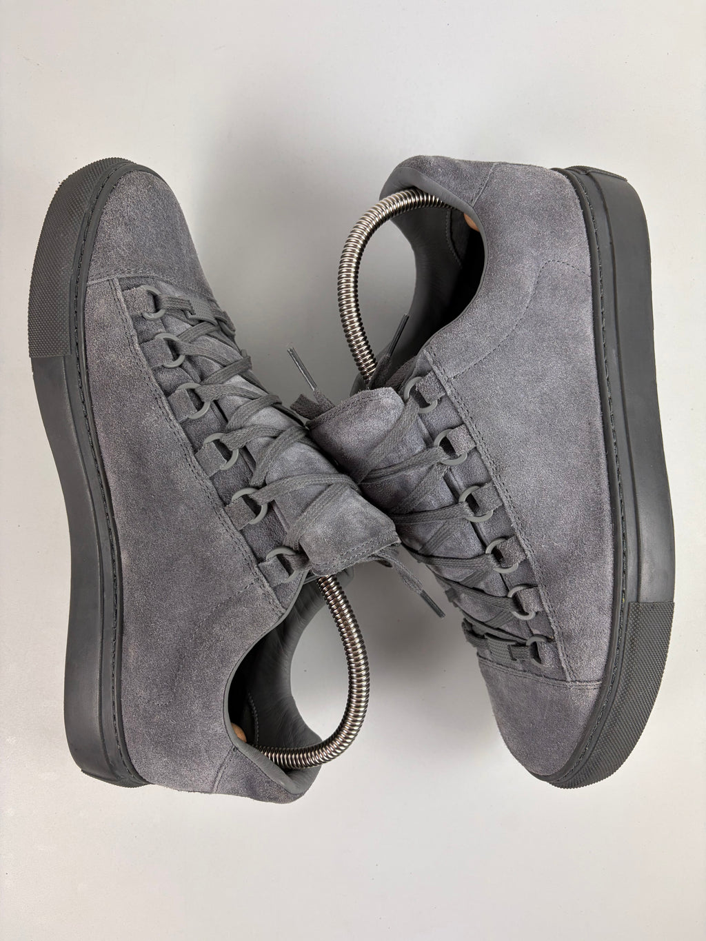 Balenciaga arena suede low - eu 40 / us 7 - grey