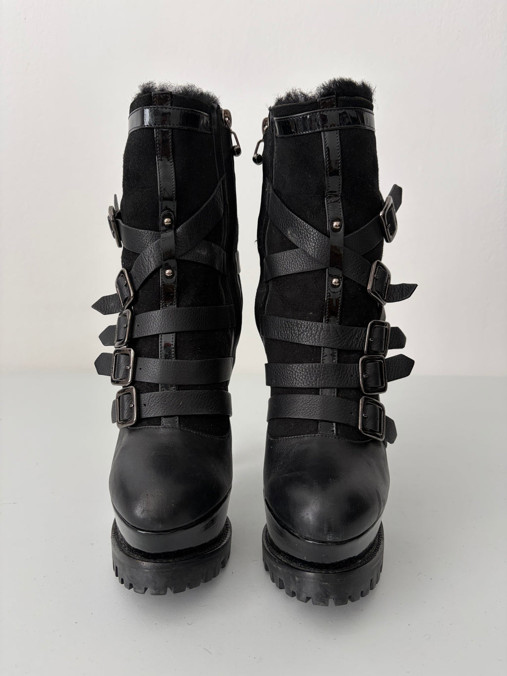 Philipp Plein leather high heel sole boots - eu 39