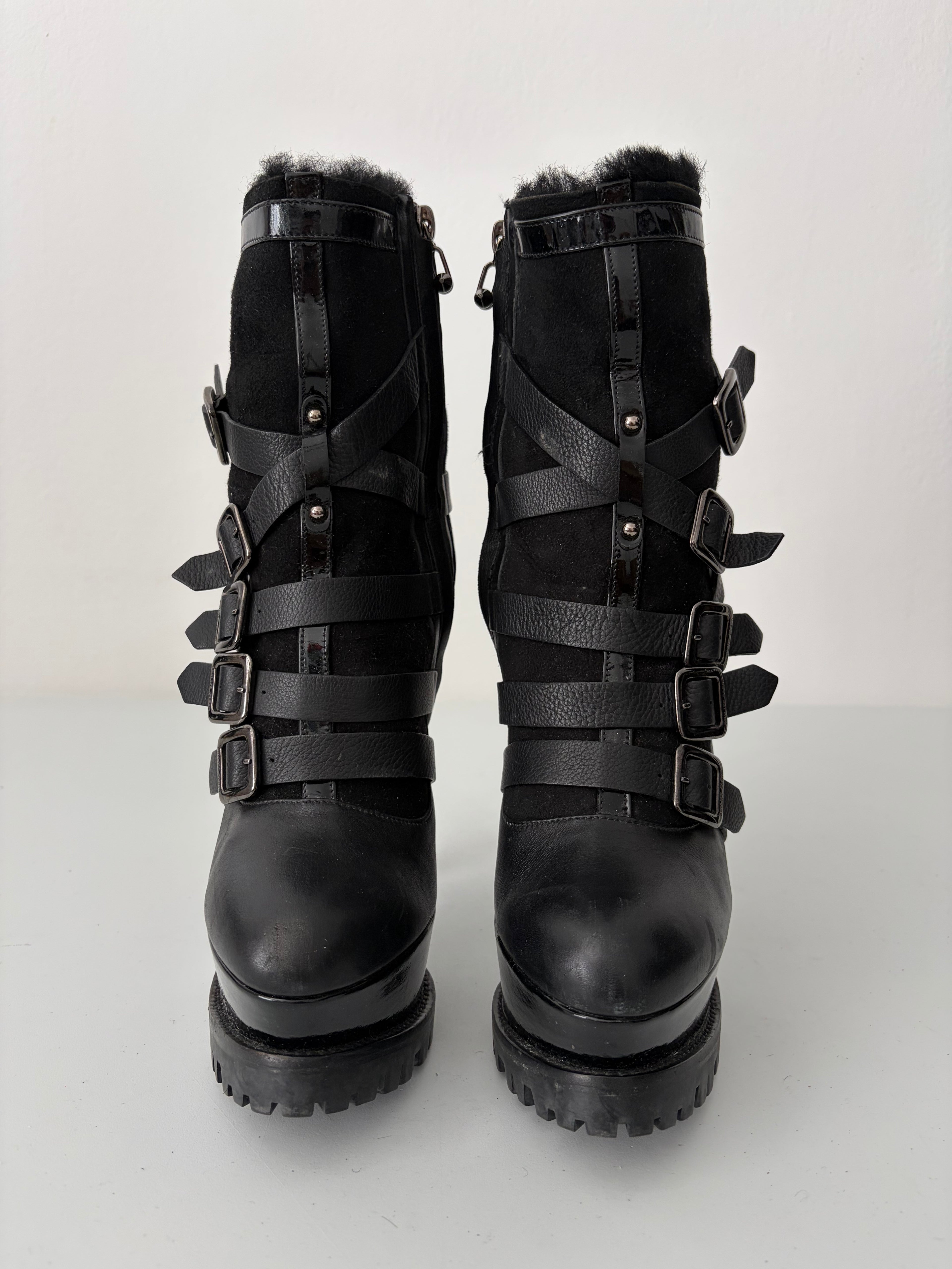 Philipp Plein leather high heel sole boots - eu 39