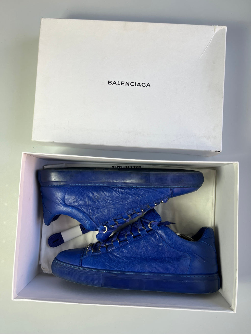 Balenciaga arena low - eu 44 - navy blue
