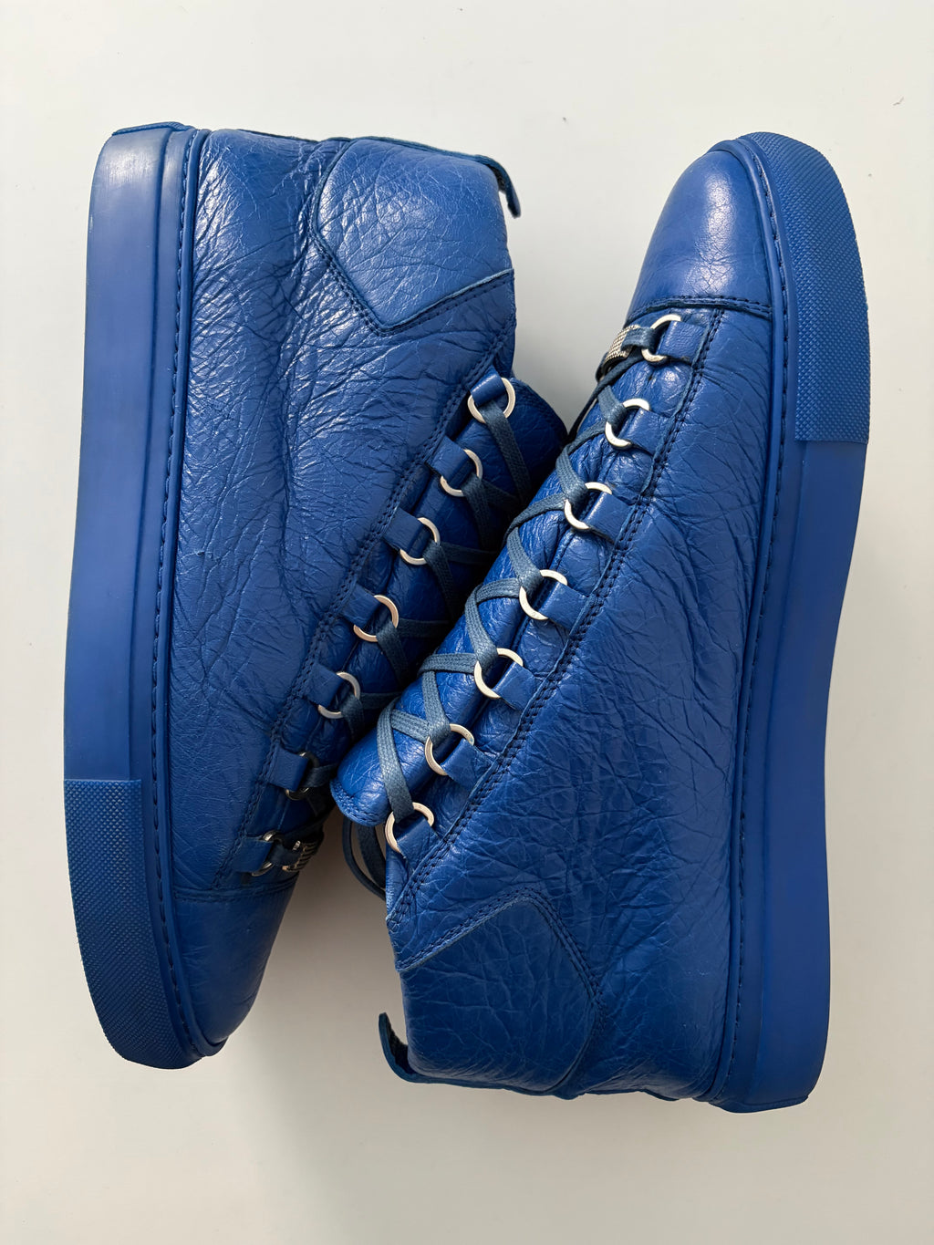 Balenciaga arena high tops - eu 42 - blue