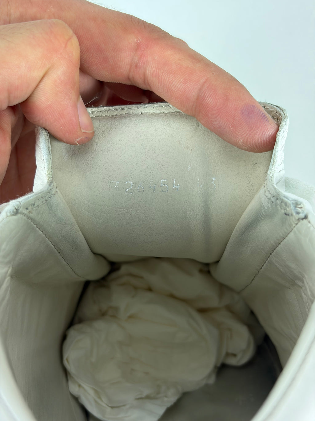 Balenciaga arena high tops - eu43 / us 10 - white