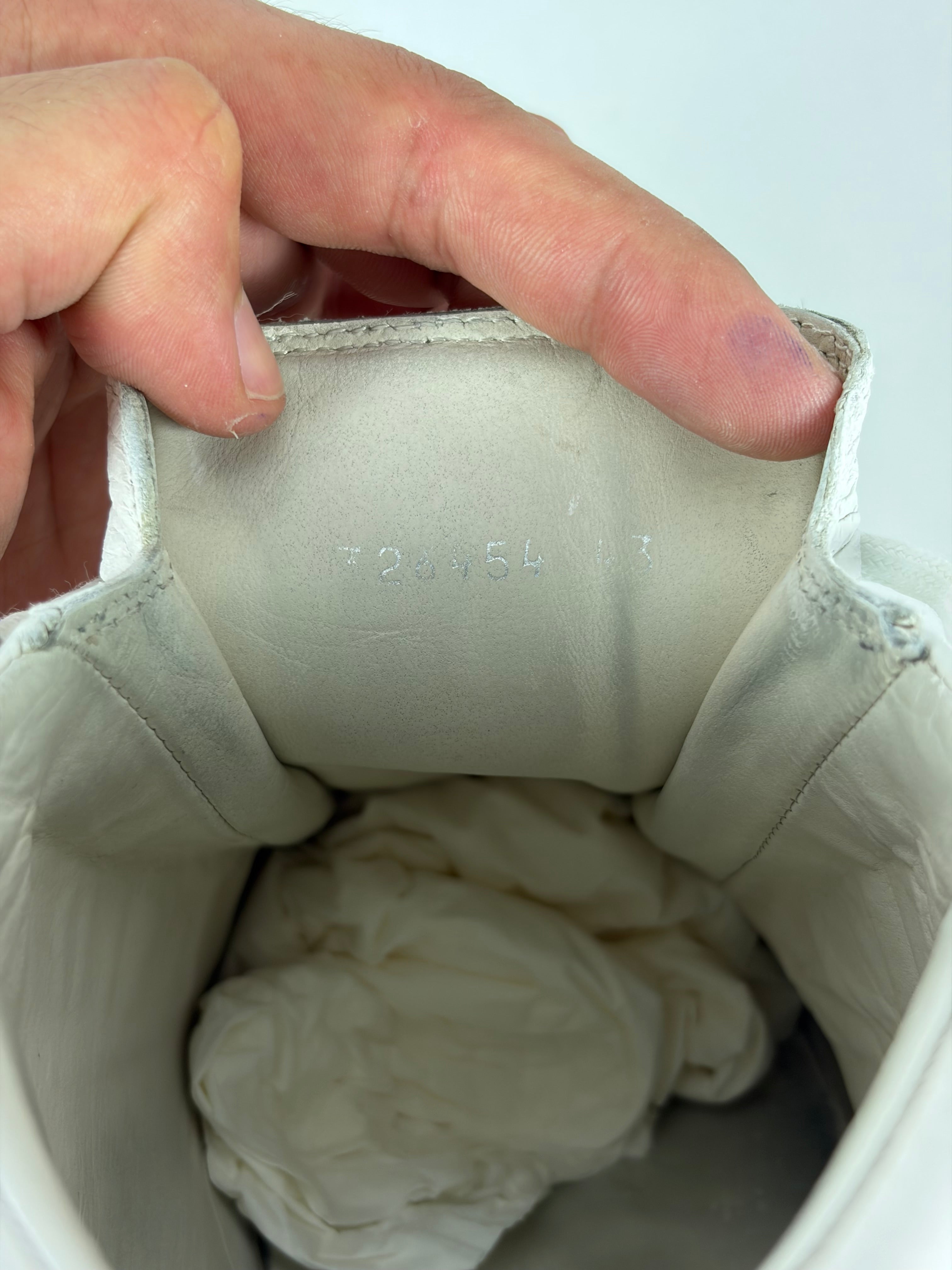 Balenciaga arena high tops - eu43 / us 10 - white