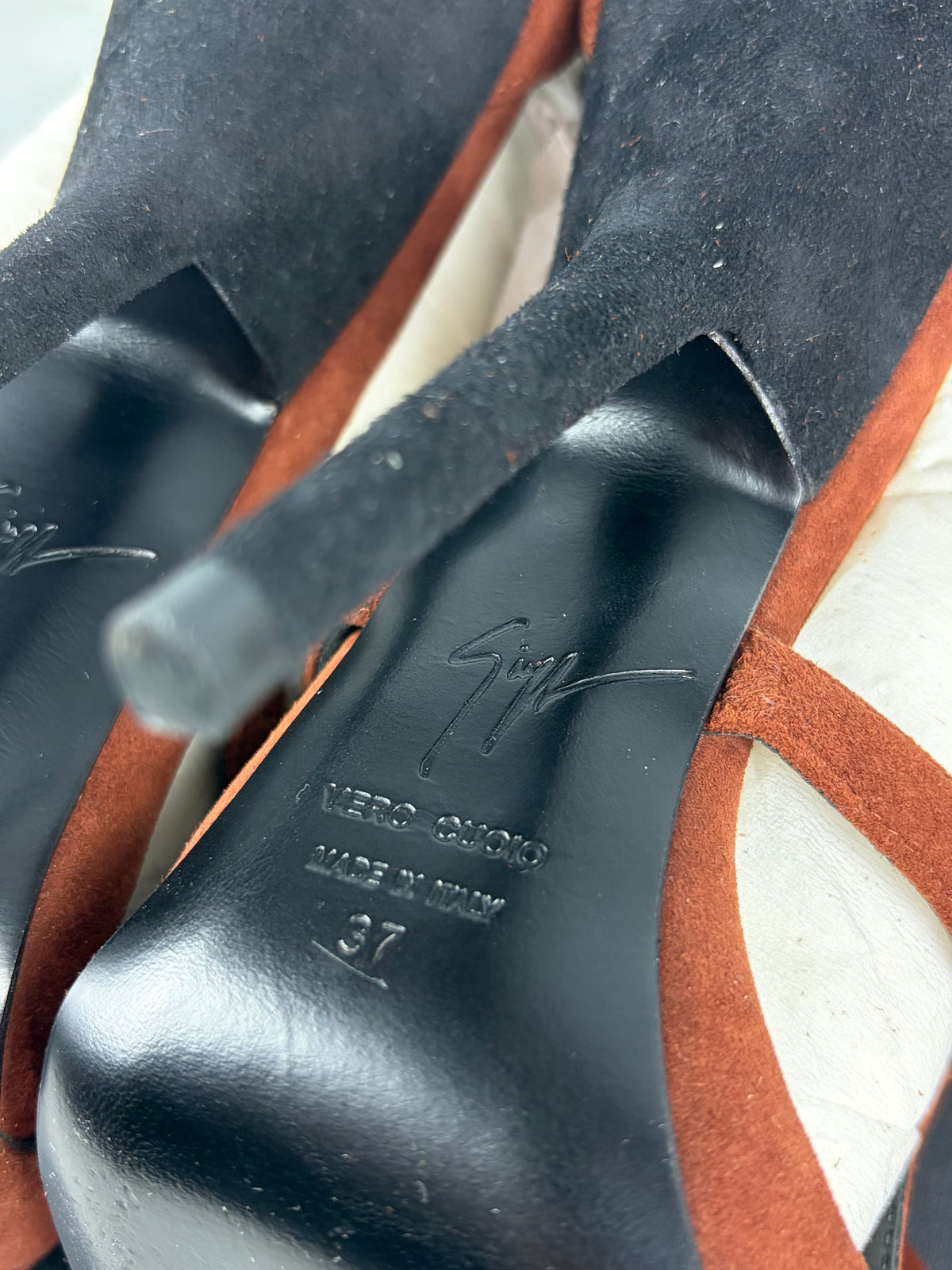 Giuseppe Zanotti ‘Alien’ brown suede fringe sandals - eu 37 / us 7 / uk 4