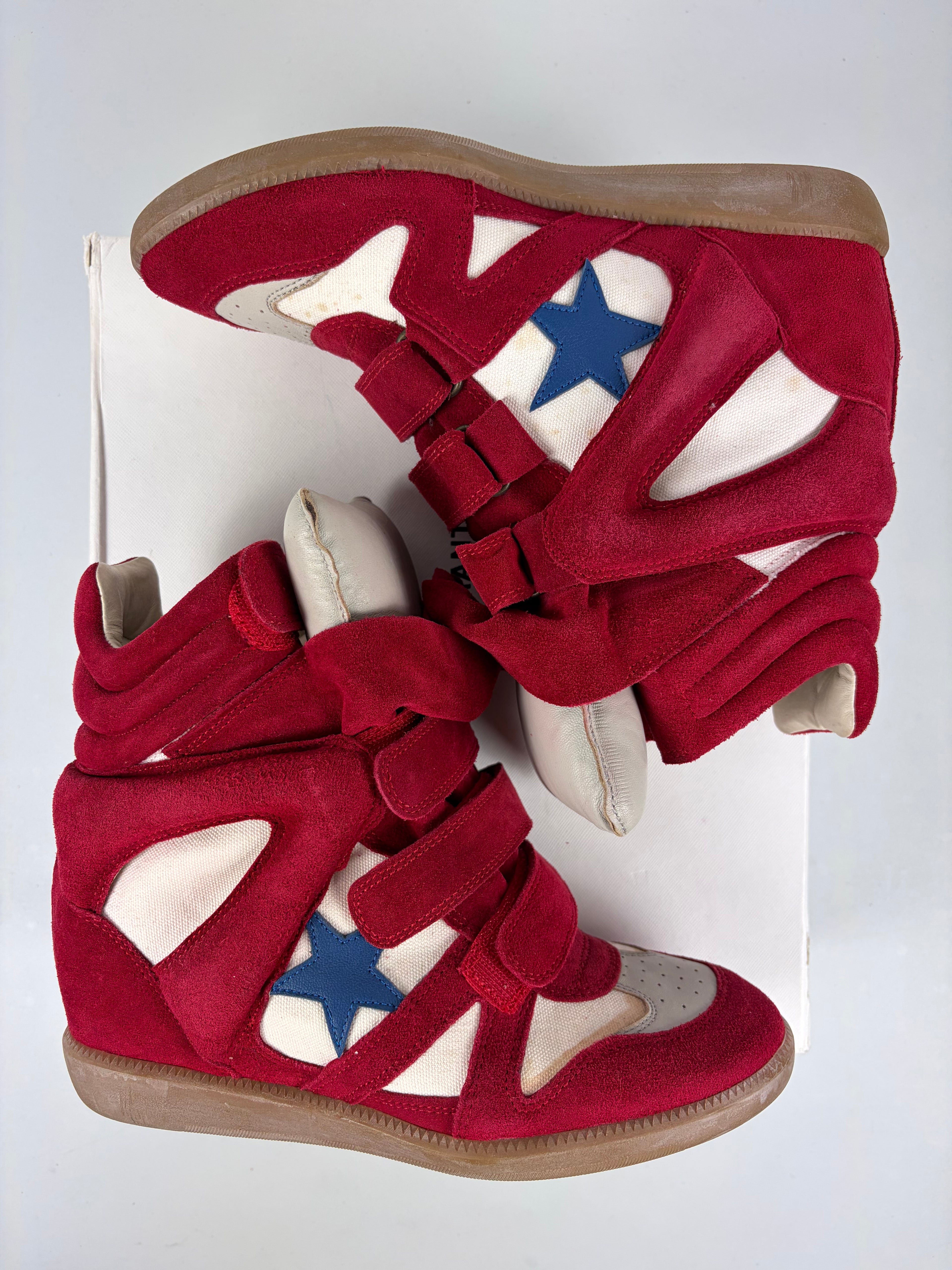 ISABEL MARANT
Bekett ‘Star’ wedge sneakers - eu 40 - brand new