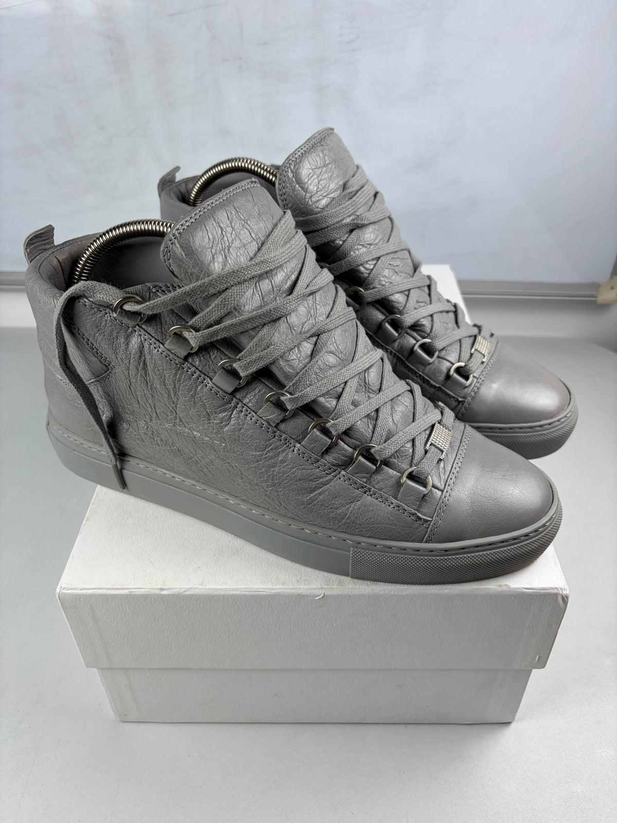 Balenciaga arena high tops - eu 41 / us 8 / uk 7 - grey