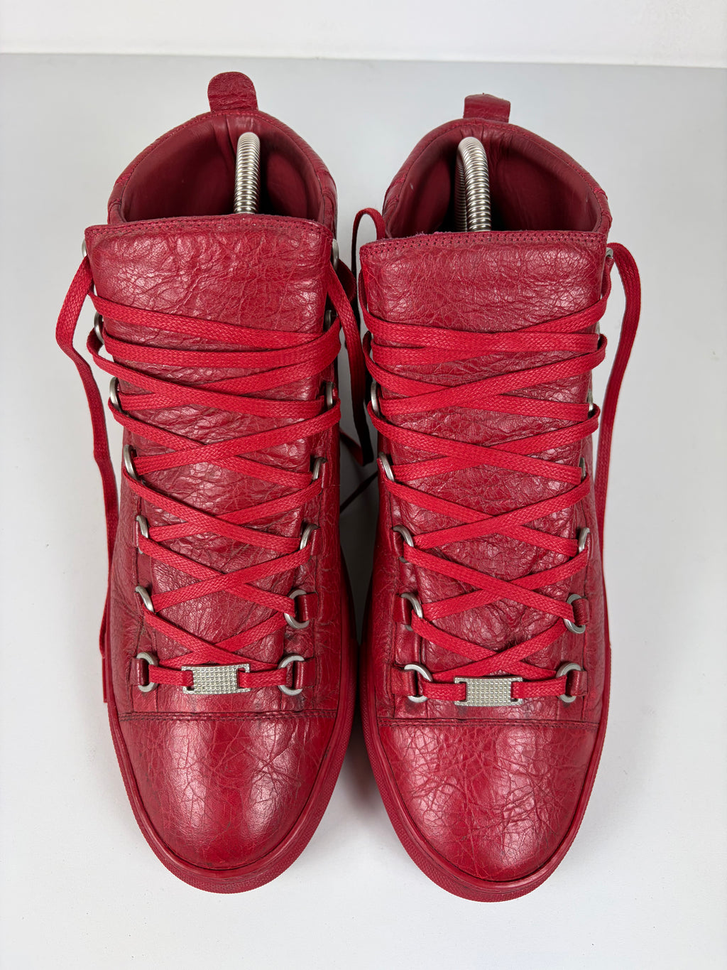 Balenciaga arena high tops - eu 43 - red