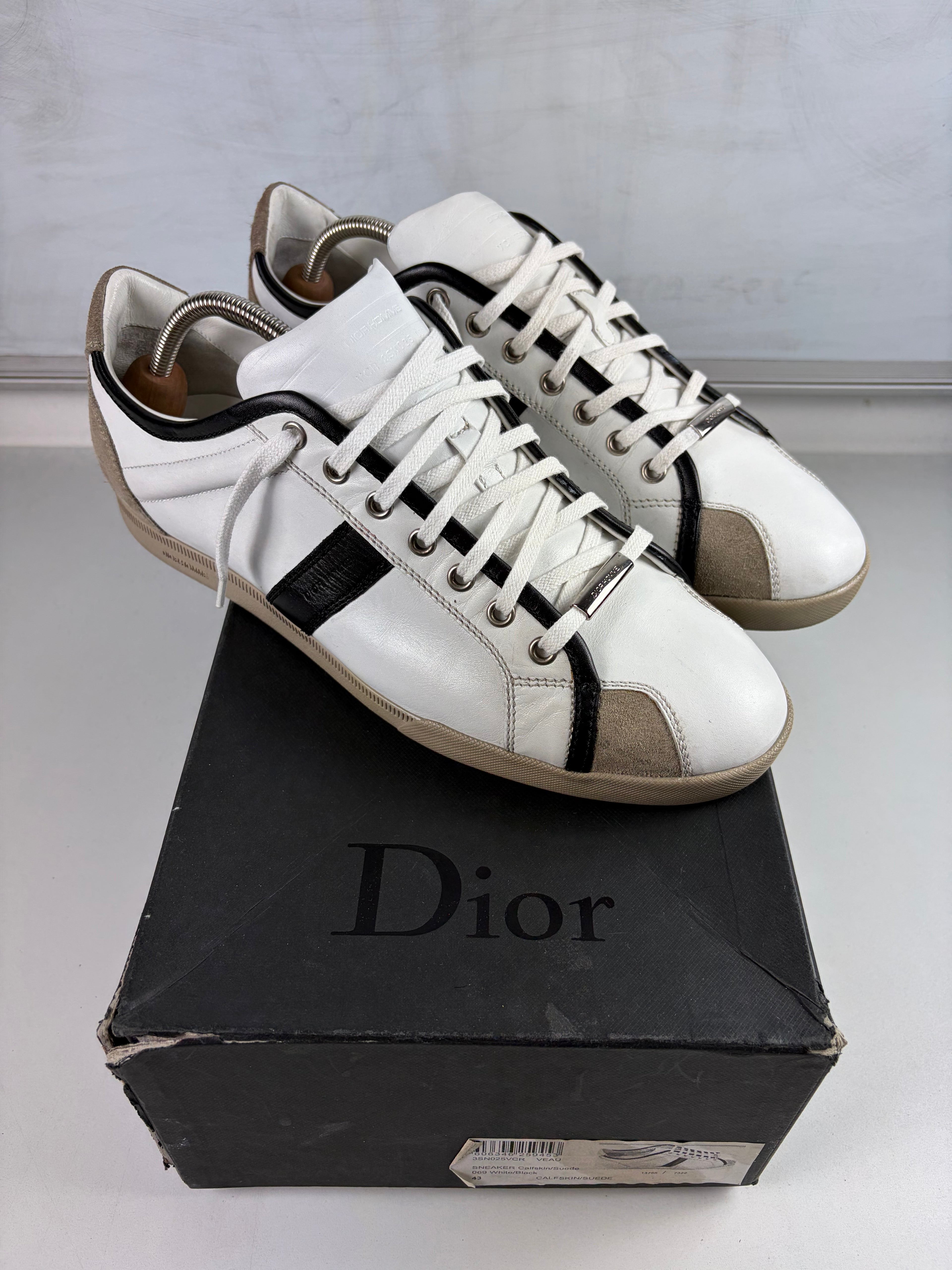 Dior Homme low tops - eu 43 / us 10 - white