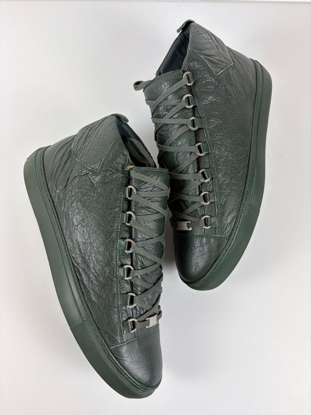 Balenciaga arena high tops - eu 44 - green