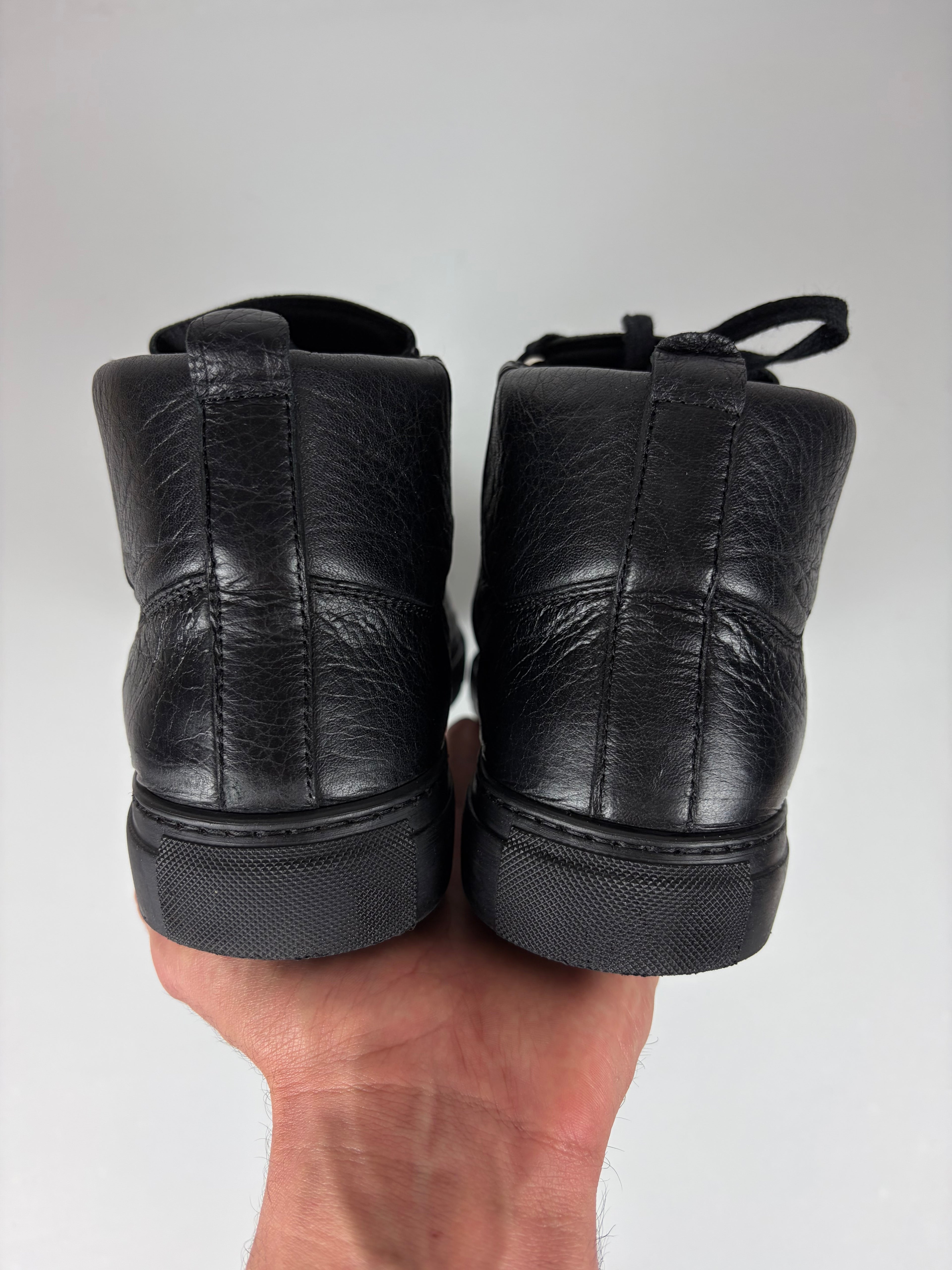 Balenciaga arena high tops - eu 43 - black