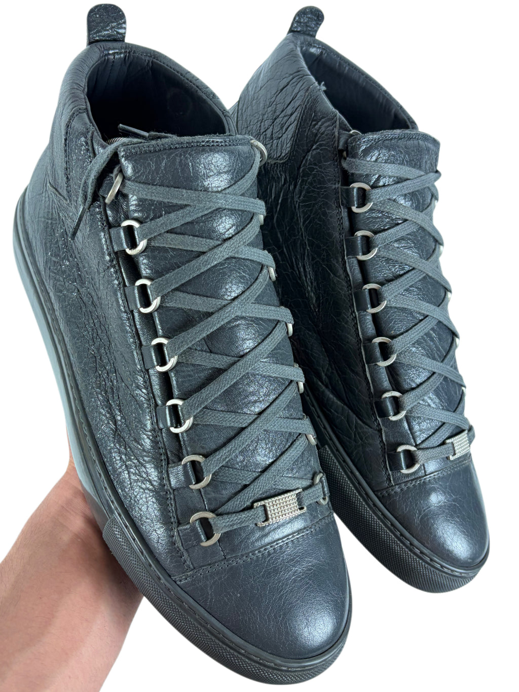 Balenciaga arena high tops - eu 43 - grey
