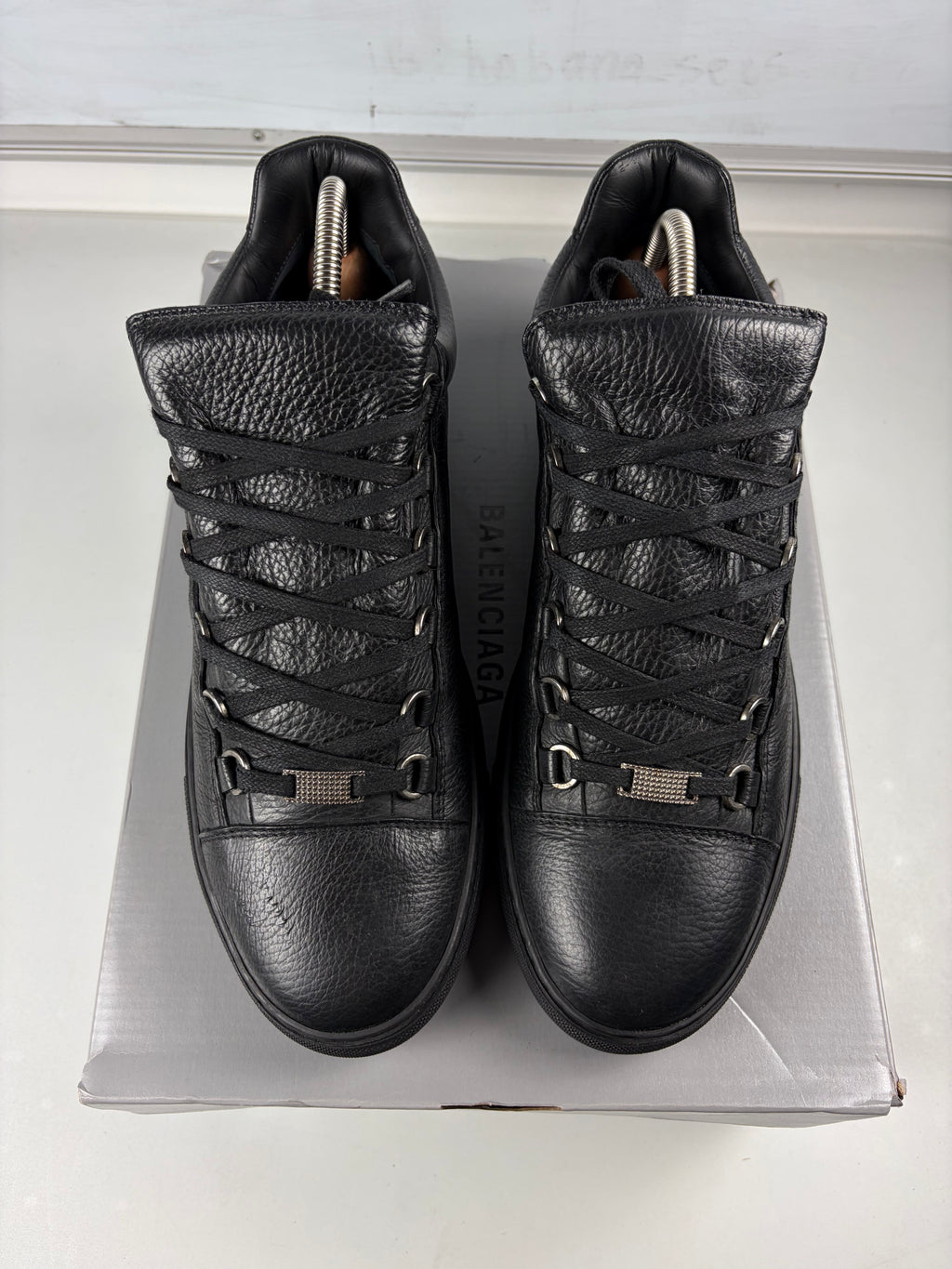 Balenciaga arena low - eu 43 / us 10 - black
