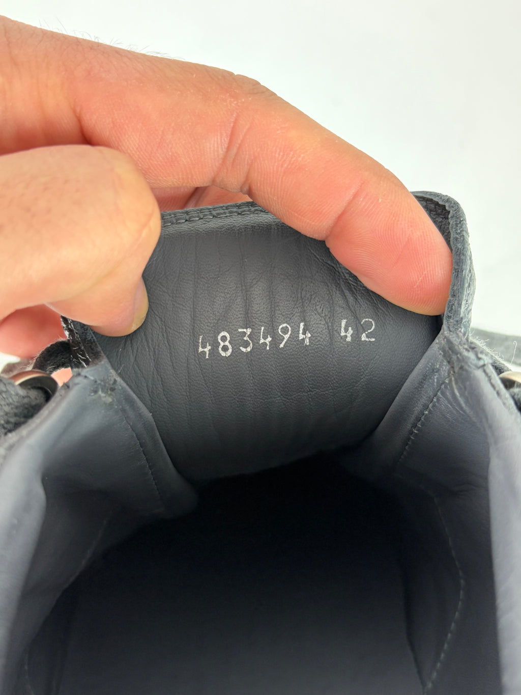 Balenciaga arena low - eu 42 - dark grey