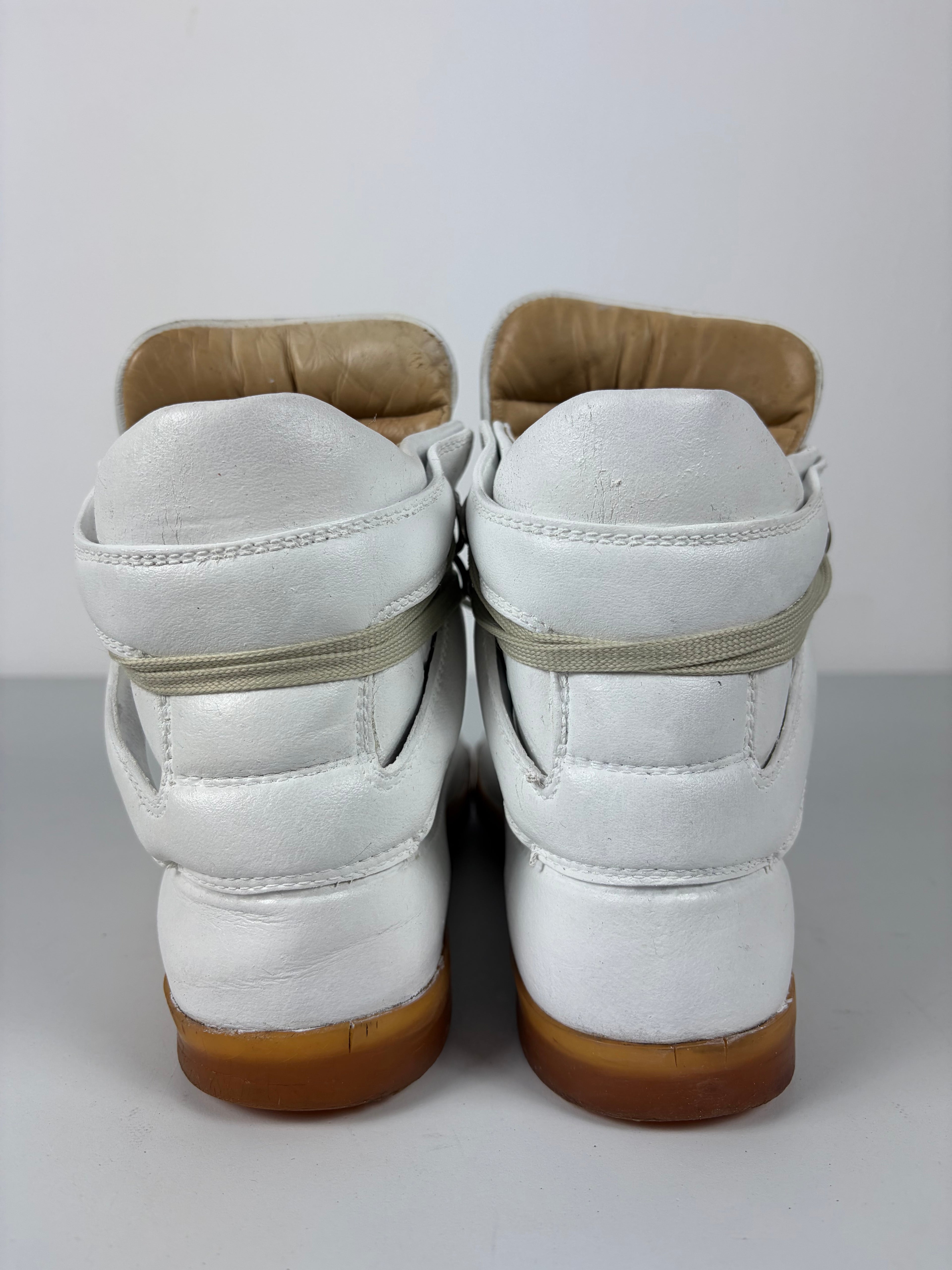 2012 Maison Margiela X H&M high tops - eu 40 - white