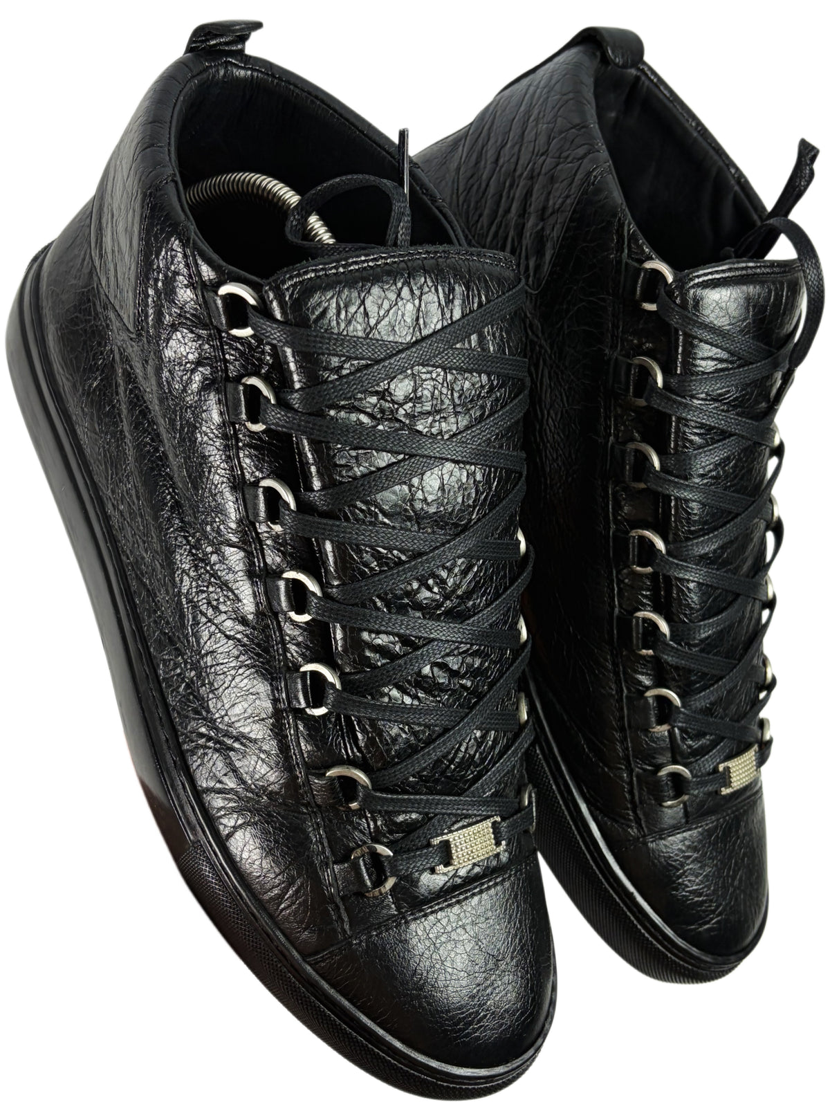 Balenciaga arena high tops - eu 43 / us 10 / uk 9 - black